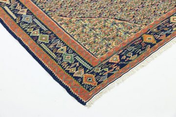 Orientteppich Kelim Senneh 210x281 Handgeknüpfter Orientteppich / Perserteppich, Nain Trading, rechteckig, Höhe: 4 mm