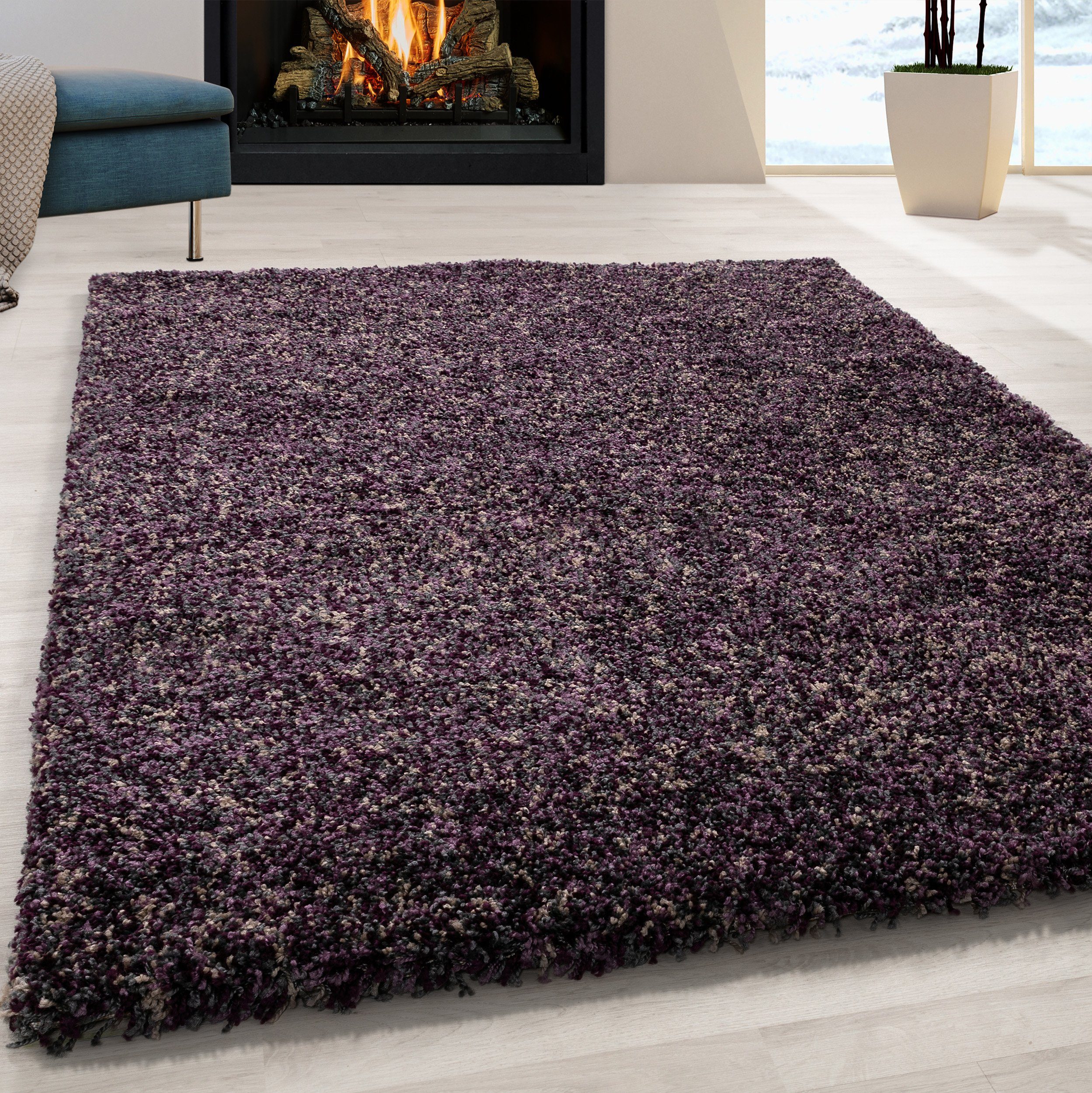 Teppium Teppich Meliert Design, Rechteckig, Höhe: günstig online kaufen