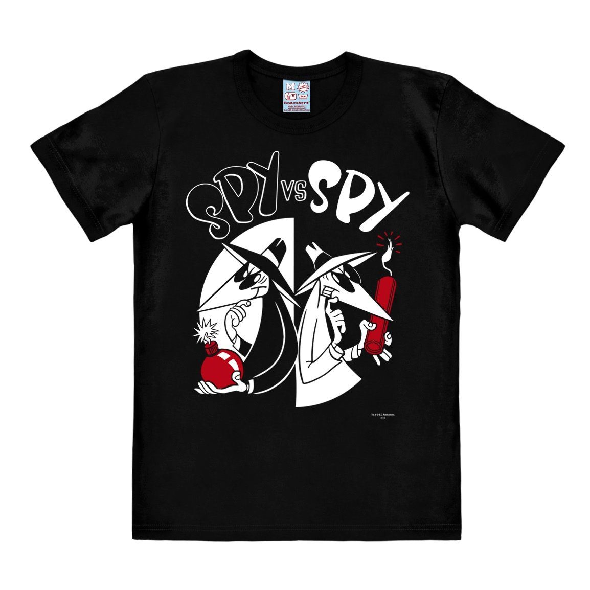 LOGOSHIRT T-Shirt Spion und Spion - Spy vs Spy mit tollem Frontprint