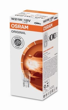 Osram KFZ-Ersatzleuchte 10x Osram W21W 12V 21W WX3x16d Blister 10 St.7505