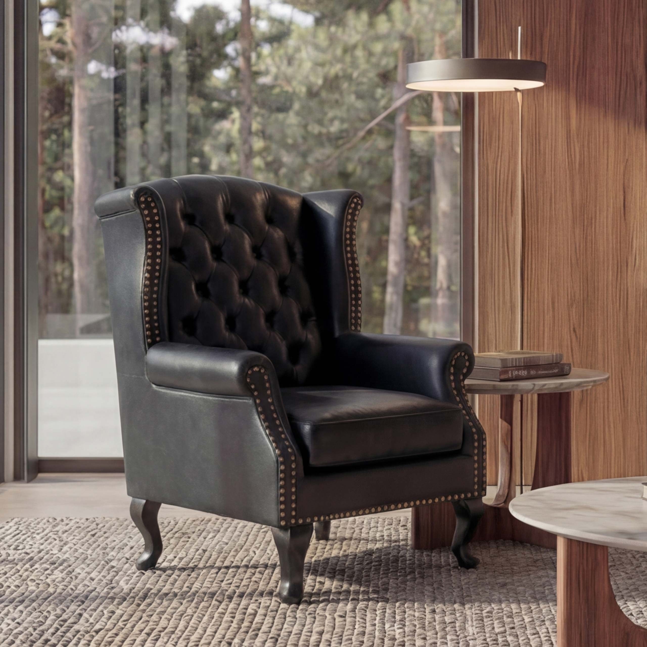 MCW Relaxsessel Oxford, Sitzpolster mit Reißverschluss, Filz-Bodenschoner, Hoher Sitzkomfort