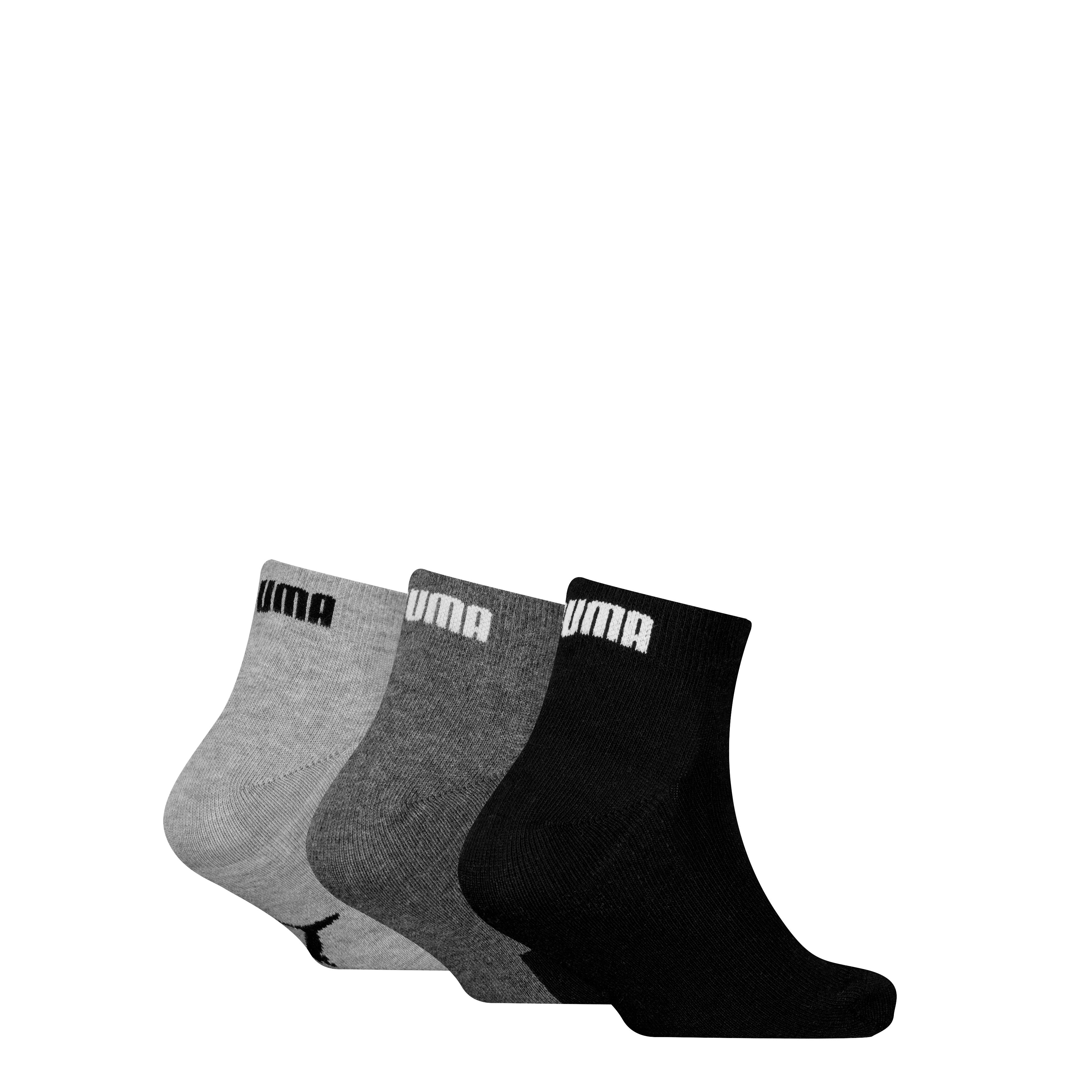 PUMA Kurzsocken PUMA KIDS BWT QUARTER 3P (3er-Pack) mit verstärkter Zehenkonstruktion