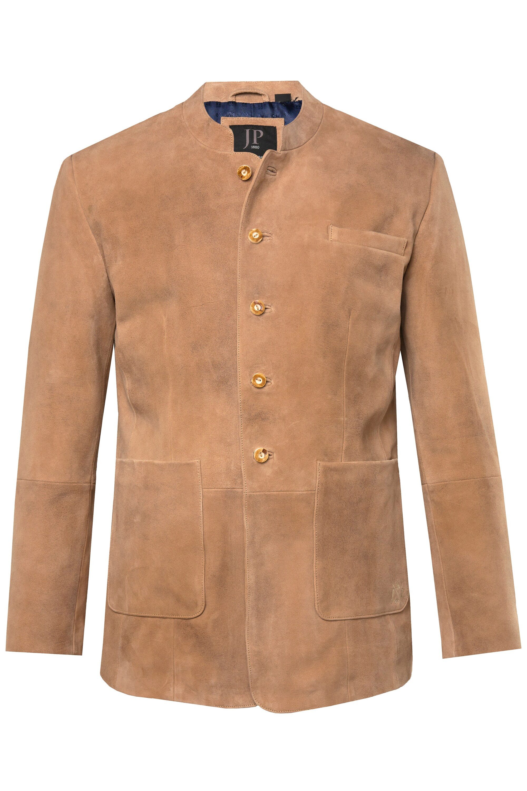 JP1880 Lederjacke Lederjanker Tracht Ziegenleder Stehkragen günstig online kaufen