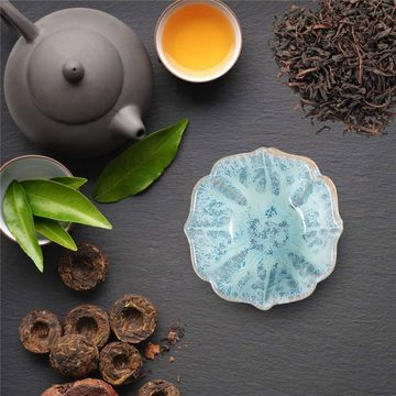 Gontence Teeservice 120ml Keramischer Tee Schale, Teetasse Dekoration