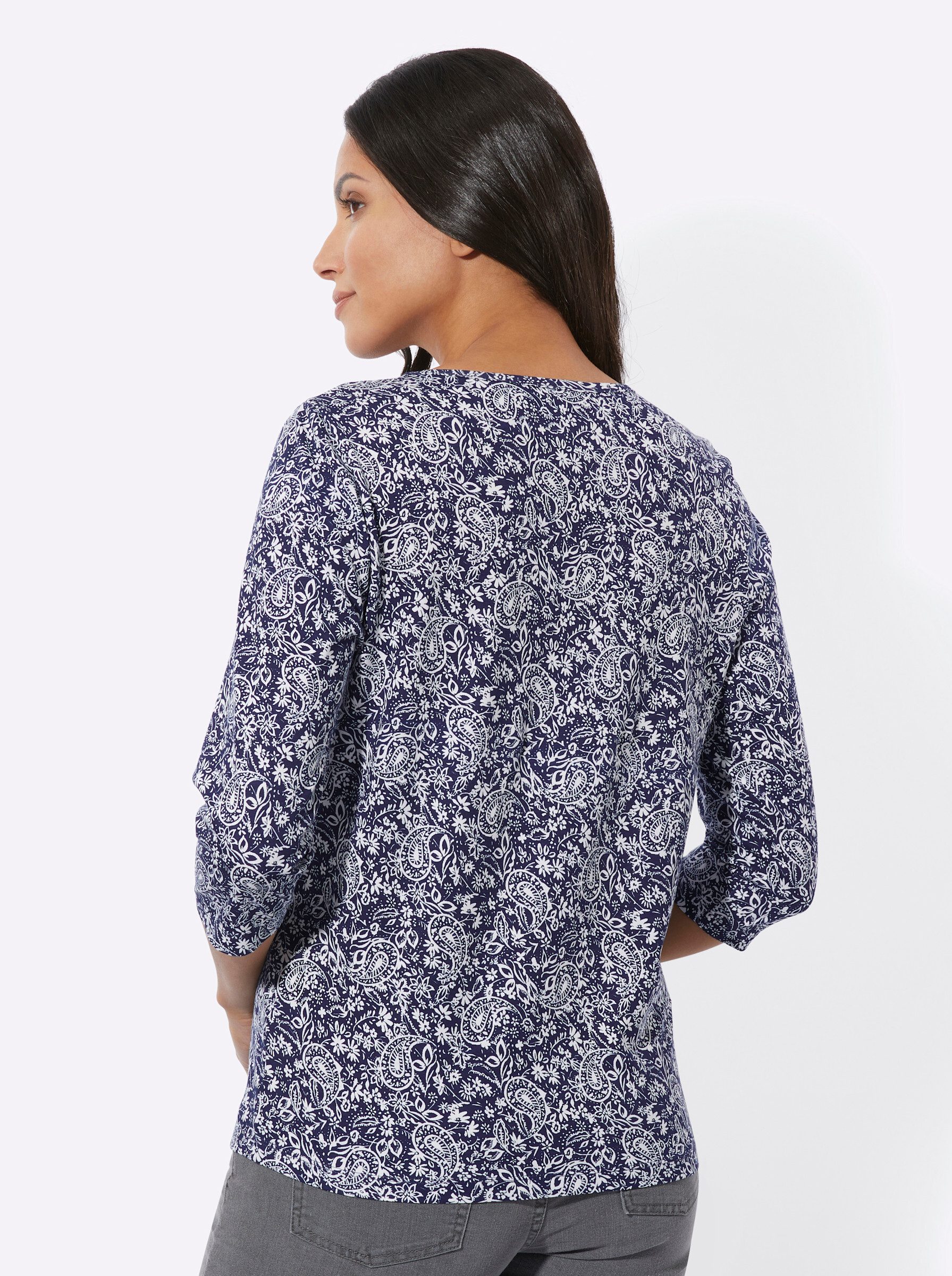 Sieh an! T-Shirt Rundhals-Shirt 3/4-Arm günstig online kaufen