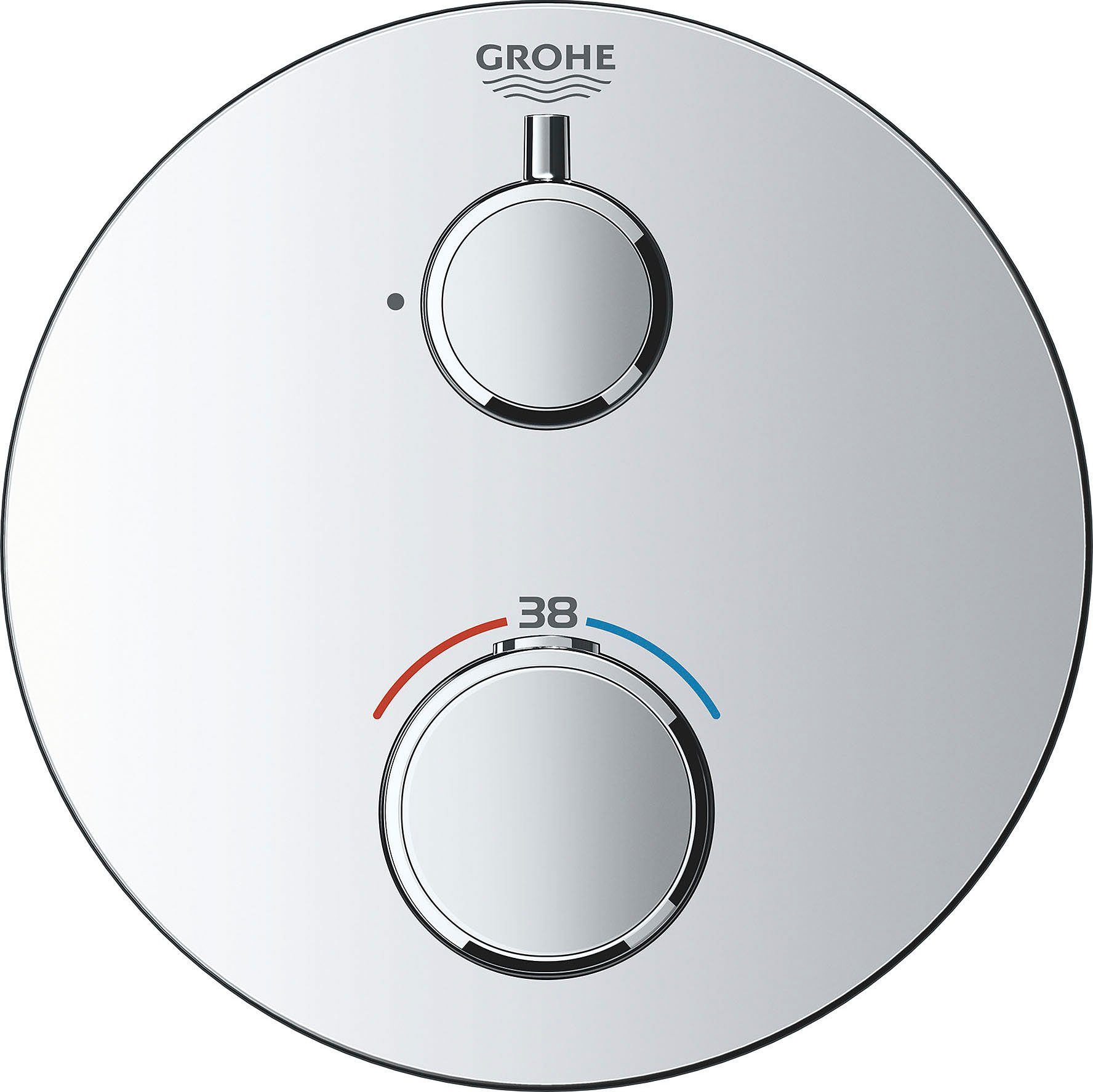 Grohtherm Brausethermostat Grohe Oberfläche langlebiger mit