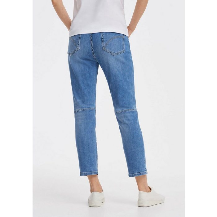 OPUS 5-Pocket-Jeans Louis cargo mit Kordel im Bündchen