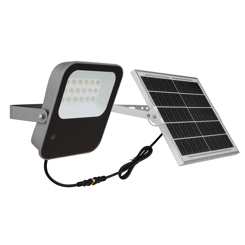 etc-shop Außen-Wandleuchte, Solarleuchte Außenleuchte LED Außen Dimmbar Fernbedienung Solarlampe