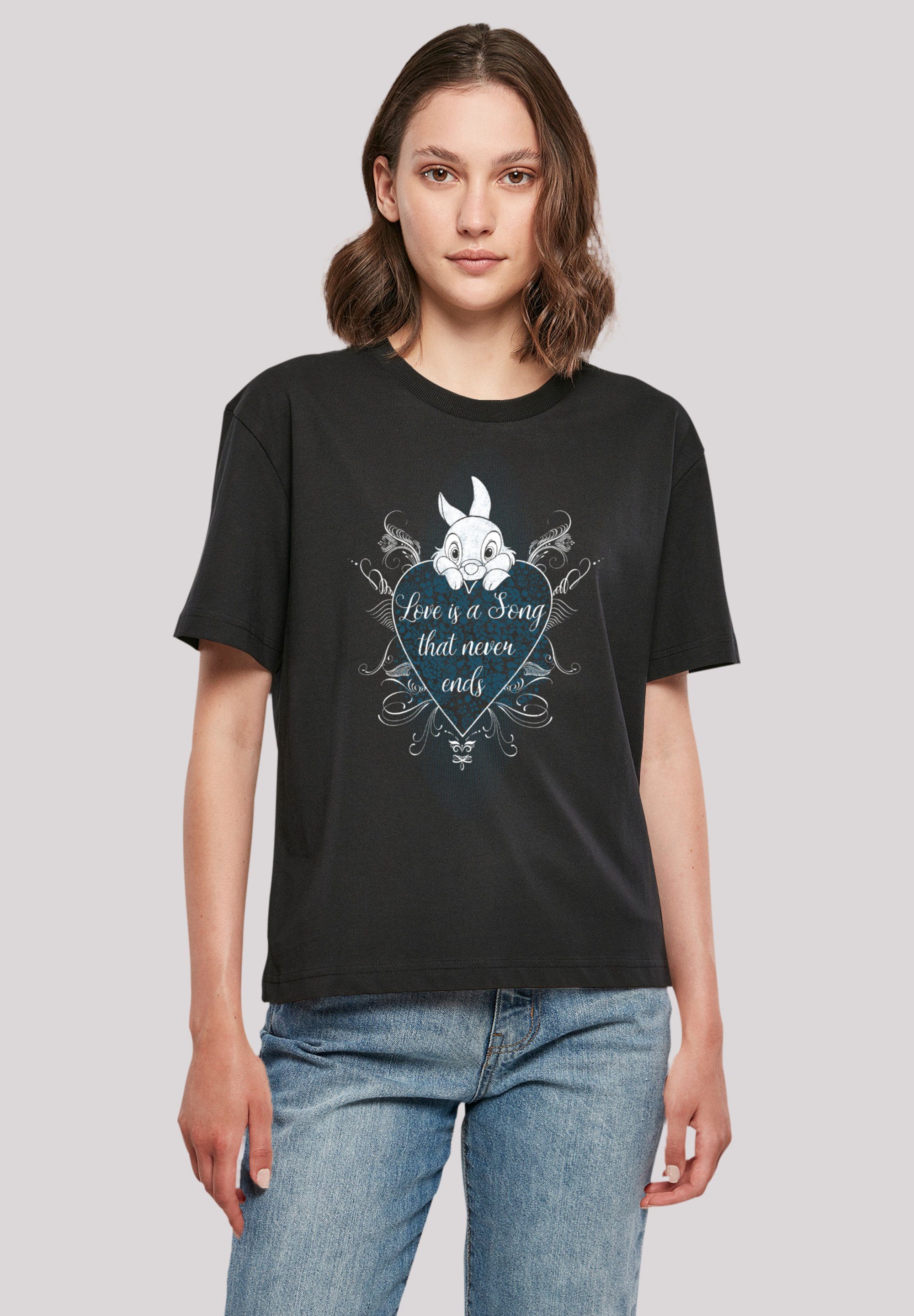 F4NT4STIC T-Shirt Disney Bambi Klopfer Love Is a Song Premium Qualität,  Komfortabel und vielseitig kombinierbar