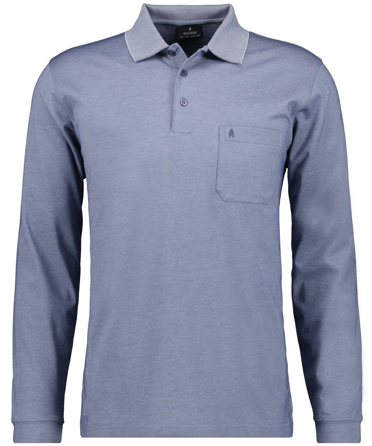 Langarm-Poloshirt