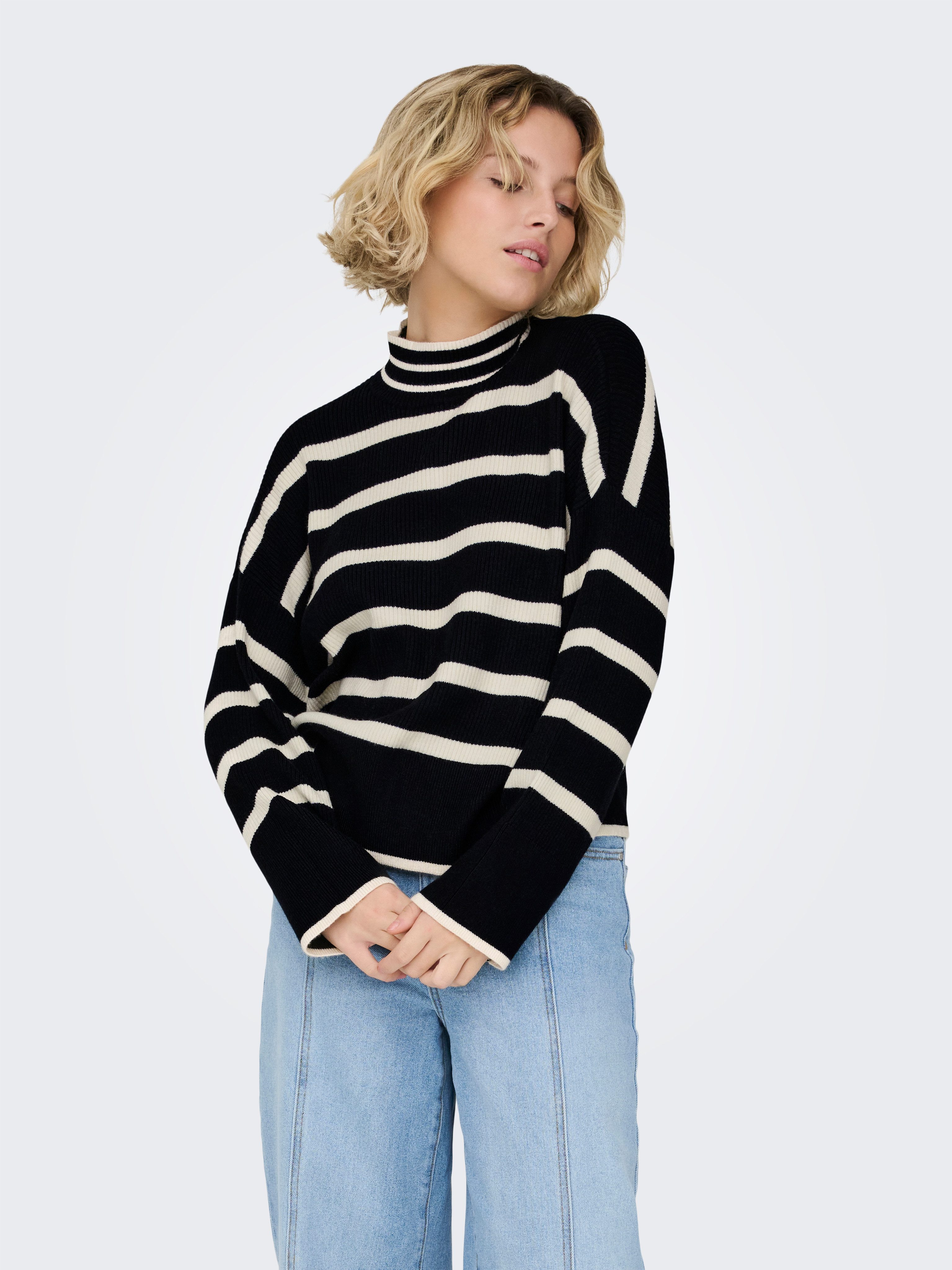 ONLY Stehkragenpullover ONLIBI L/S HIGNECK PULLOVER