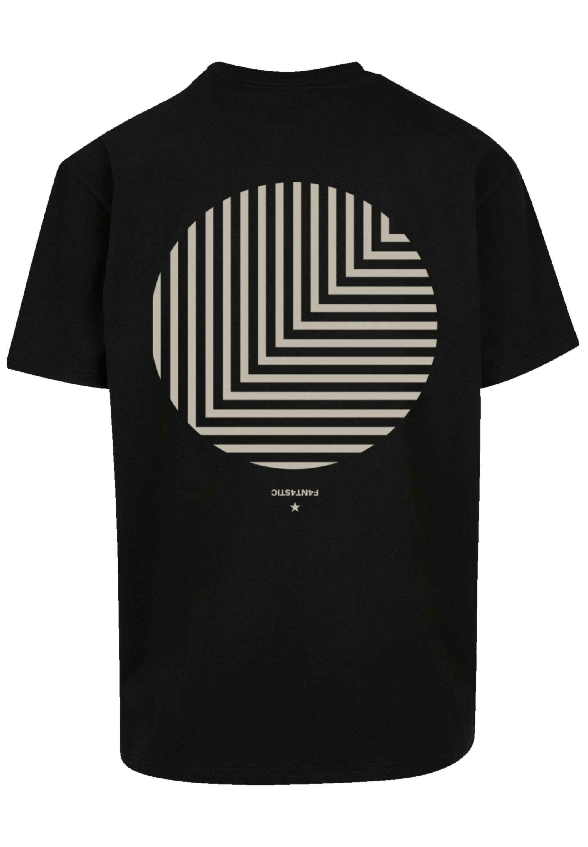 F4NT4STIC T-Shirt Geometrics Grau Print günstig online kaufen