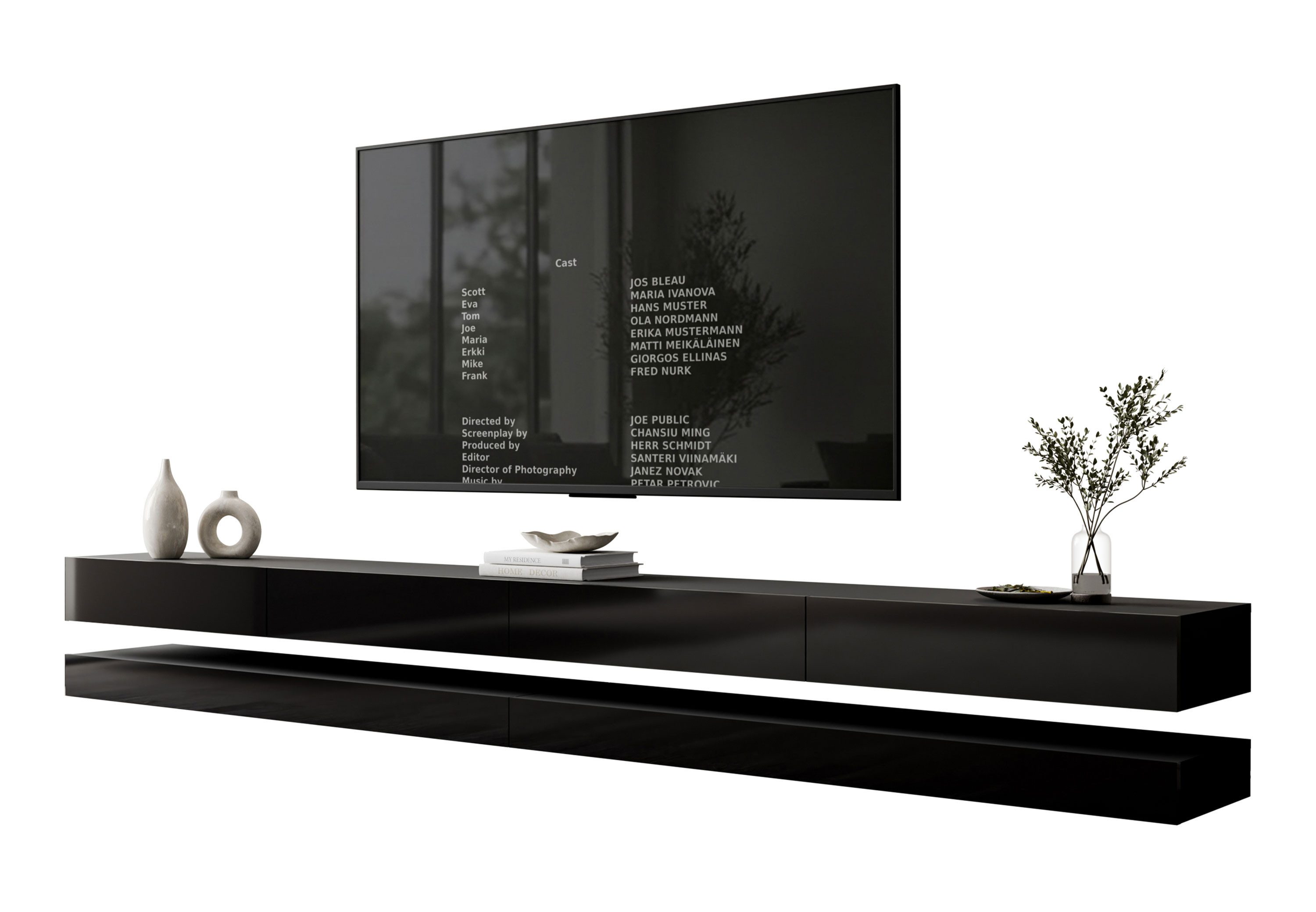 Lookway TV-Schrank SKY 280 cm mit LED-Beleuchtung (1x Tv-Schrank)