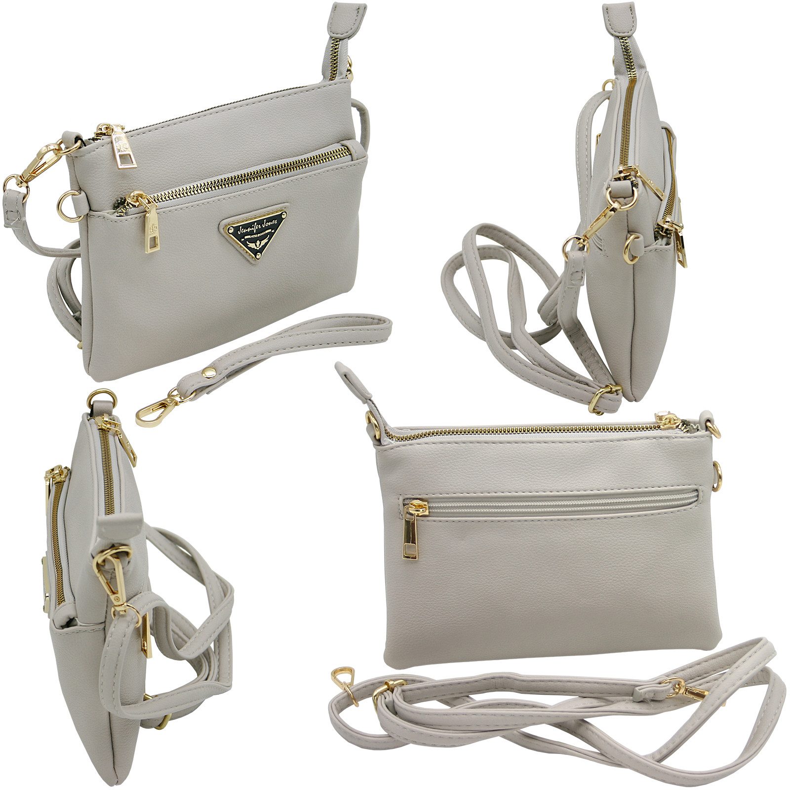 J JONES JENNIFER JONES Schultertasche kleine Clutch Umhängetasche abnehmbar günstig online kaufen