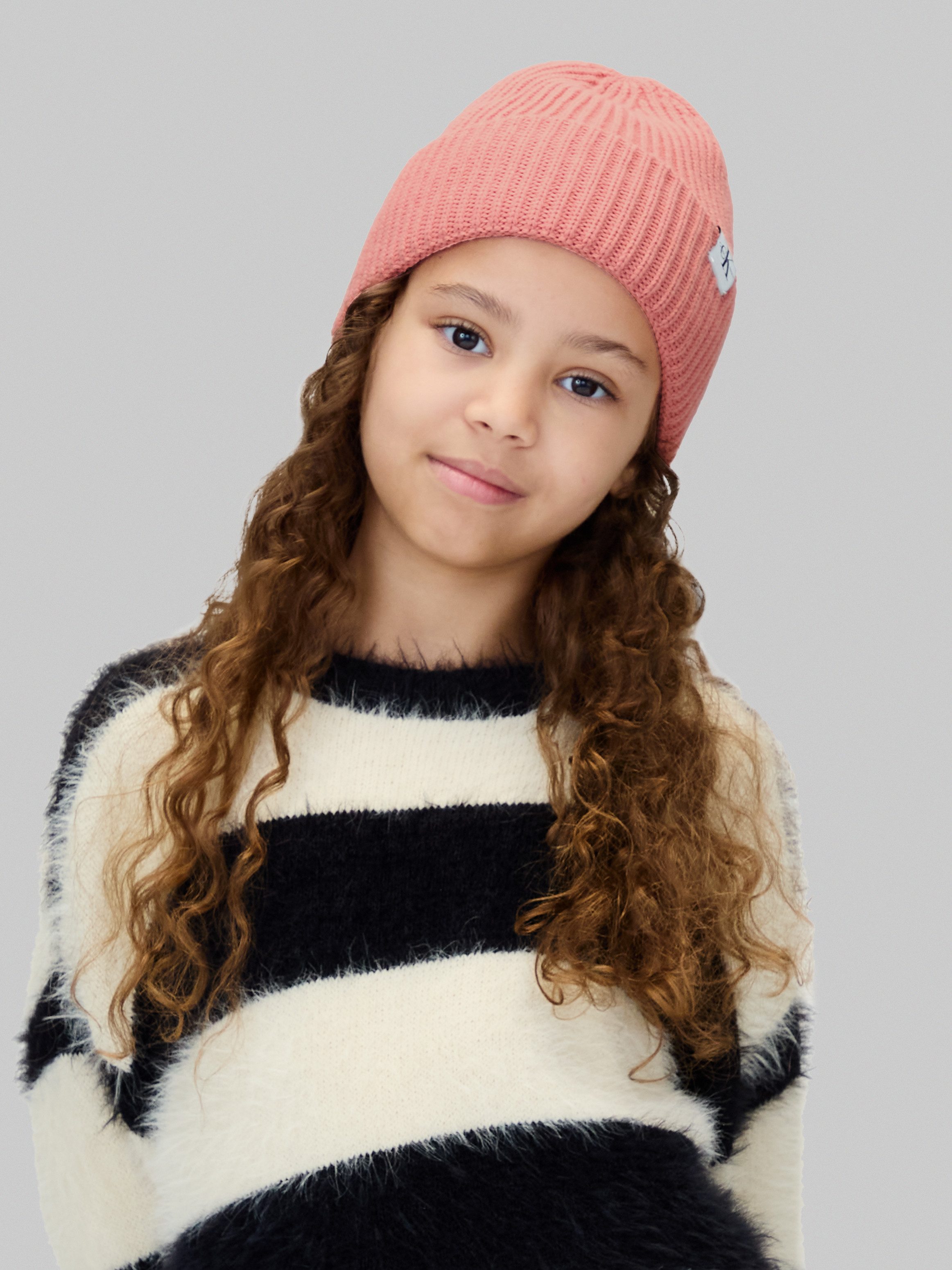 Calvin Klein Jeans Beanie Monogram Rib Beanie mit Logopatch