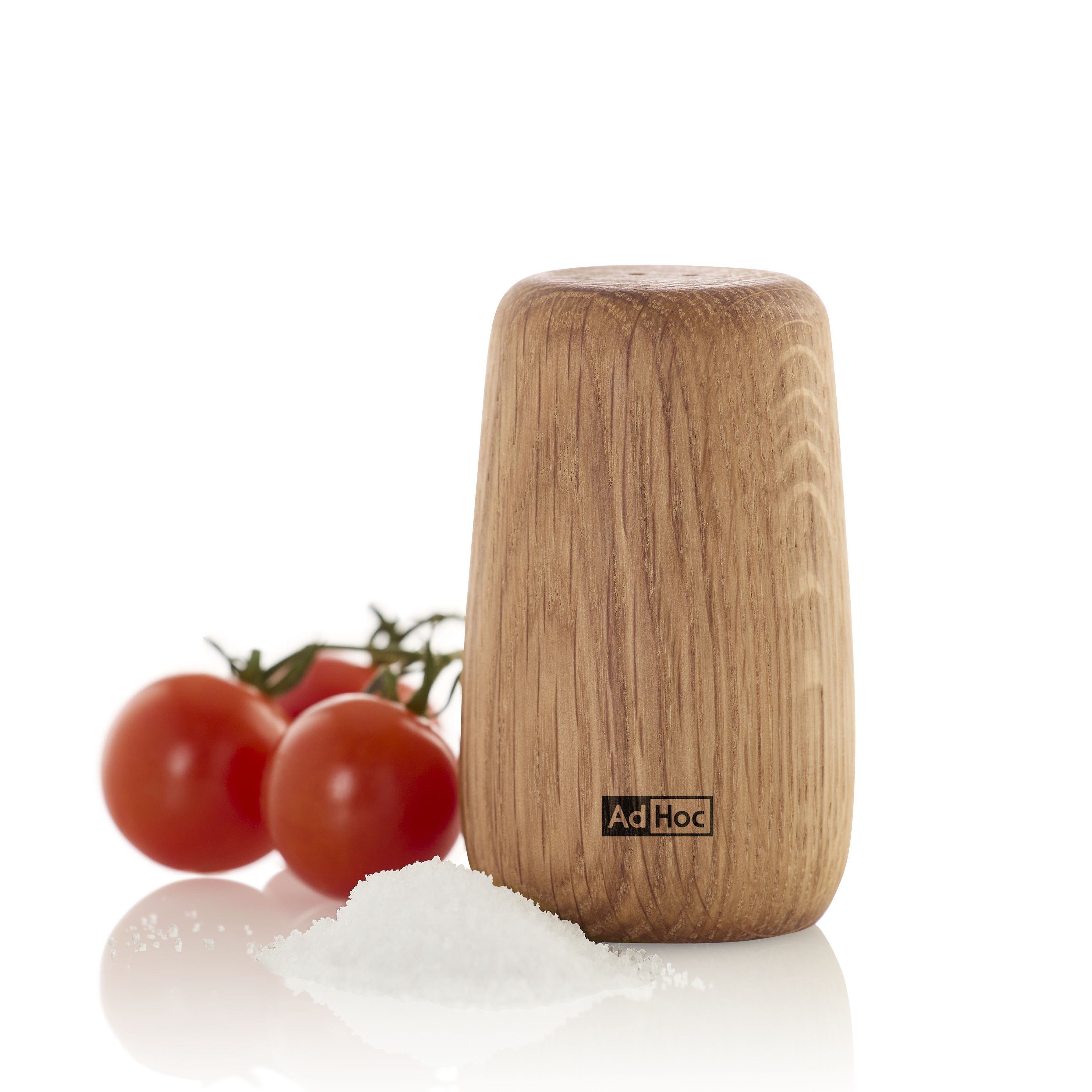 AdHoc Salz- / Pfefferstreuer Gewürzstreuer Yoko, (1-tlg), hochwertiges Eichenholz, Würzen mit Stil!