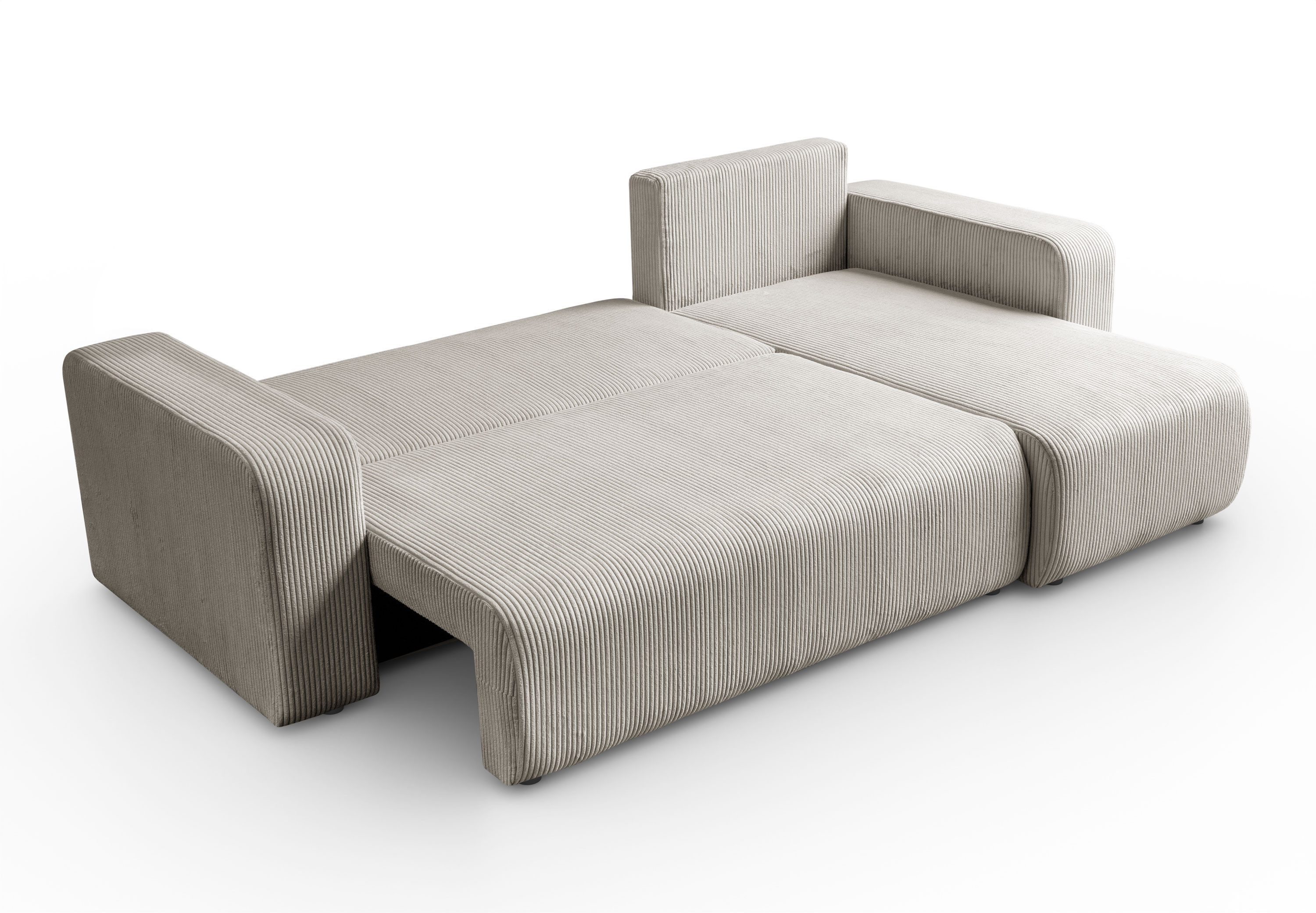 Lookway Ecksofa PRESTIGE L-Form Couch, mit Bettfunktion und Bettkasten