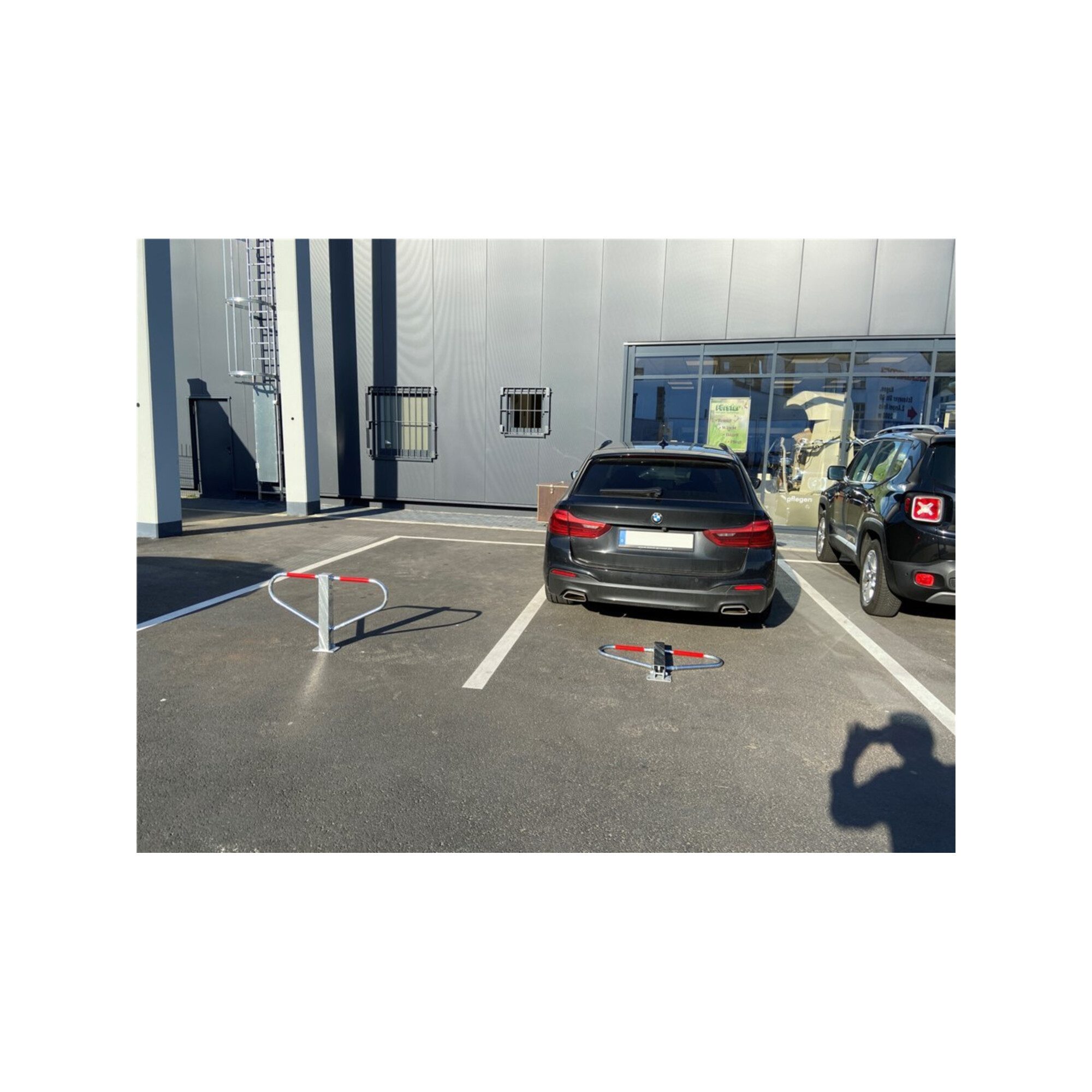 SCHAKE Sicherungsgerät Schake Parkplatzsperre H500xB800 mm verzinkt mit Profilzylinder zum Au