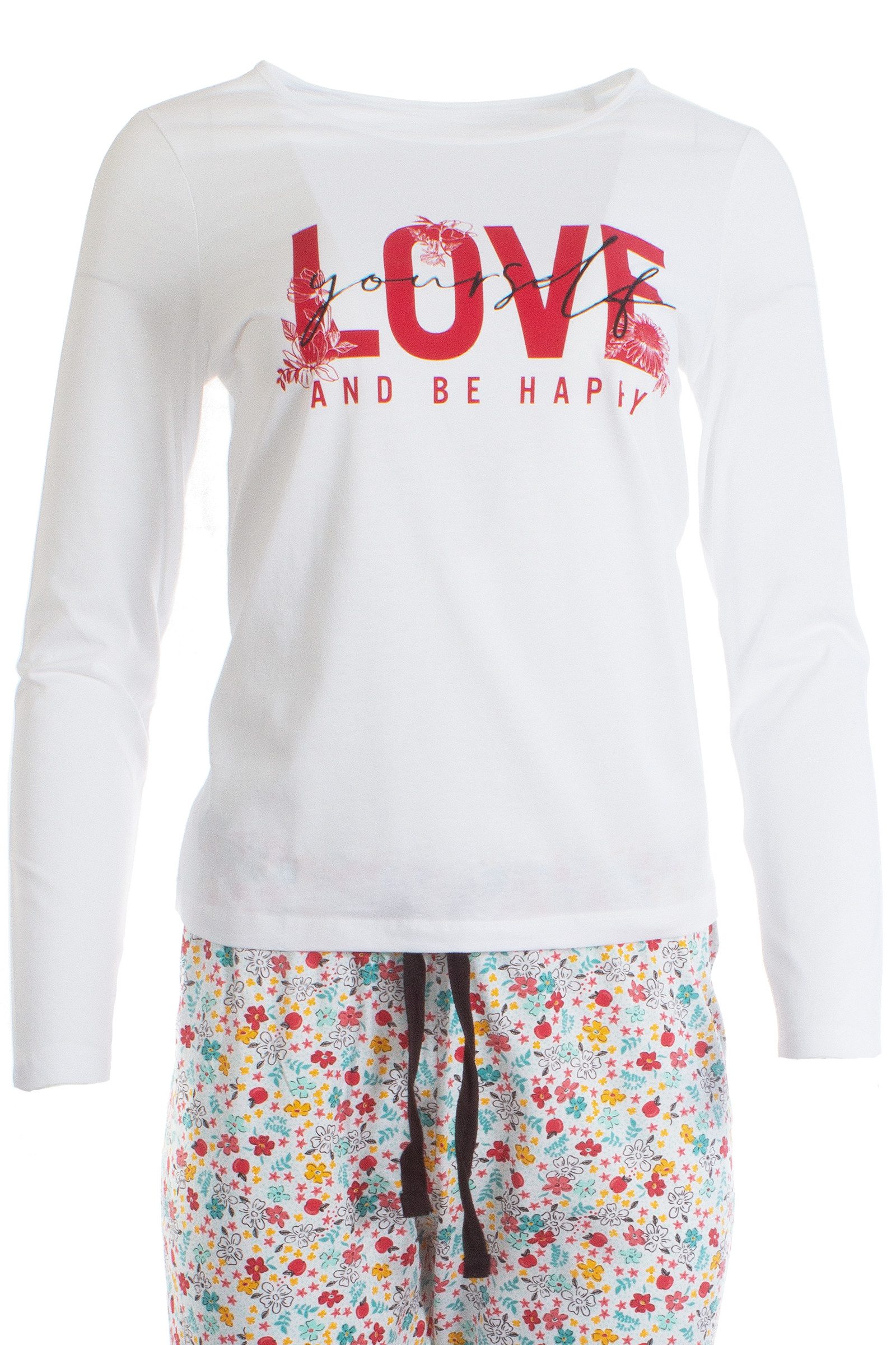 Era&Me Pyjama Damen Pyjama Set Schlafhose + Langarm Oberteil (Schlafanzug S günstig online kaufen