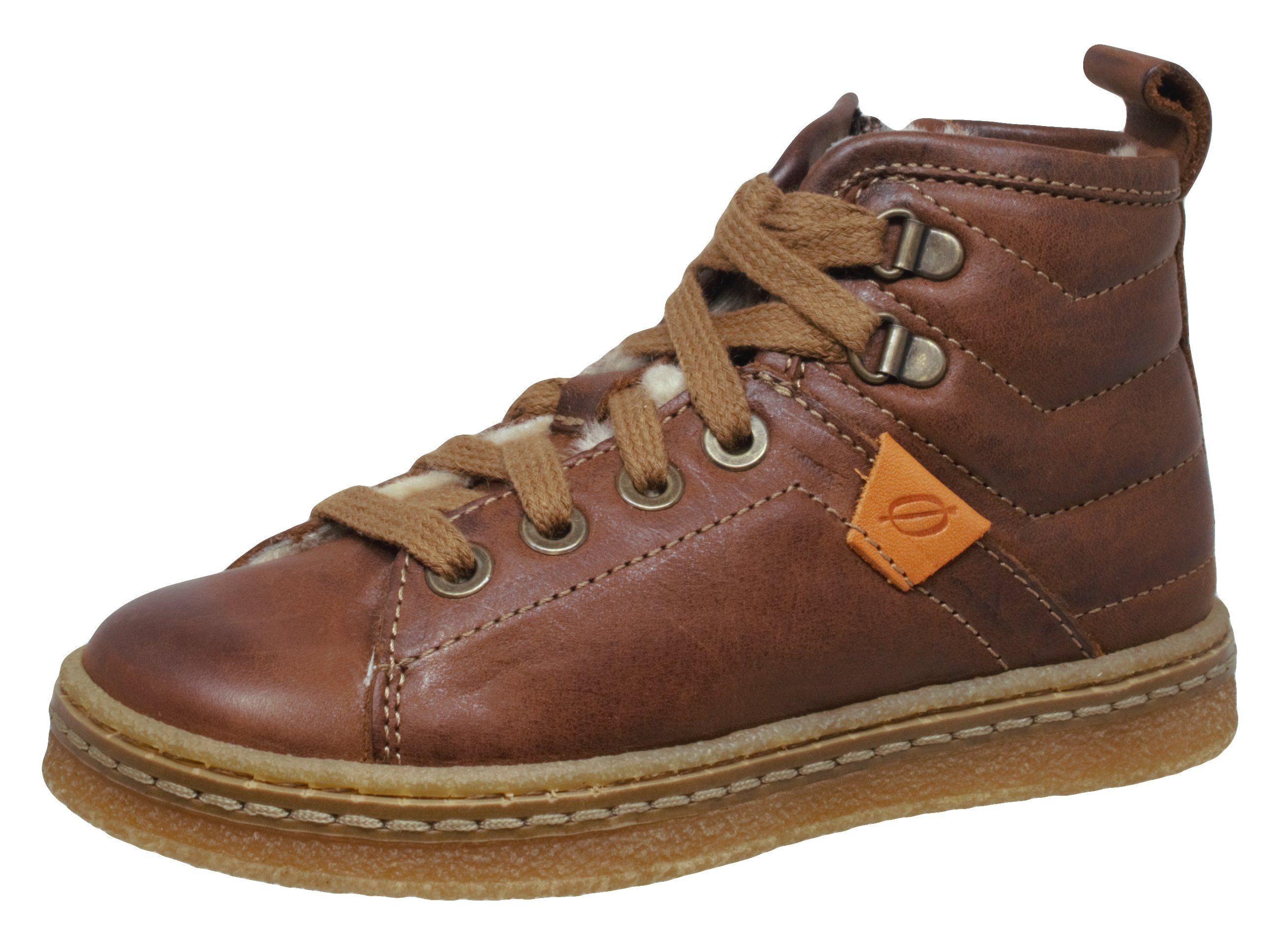 Ocra Ocra 240 Winter Sneaker Halbschuhe innen Lammfell Schnürstiefelette