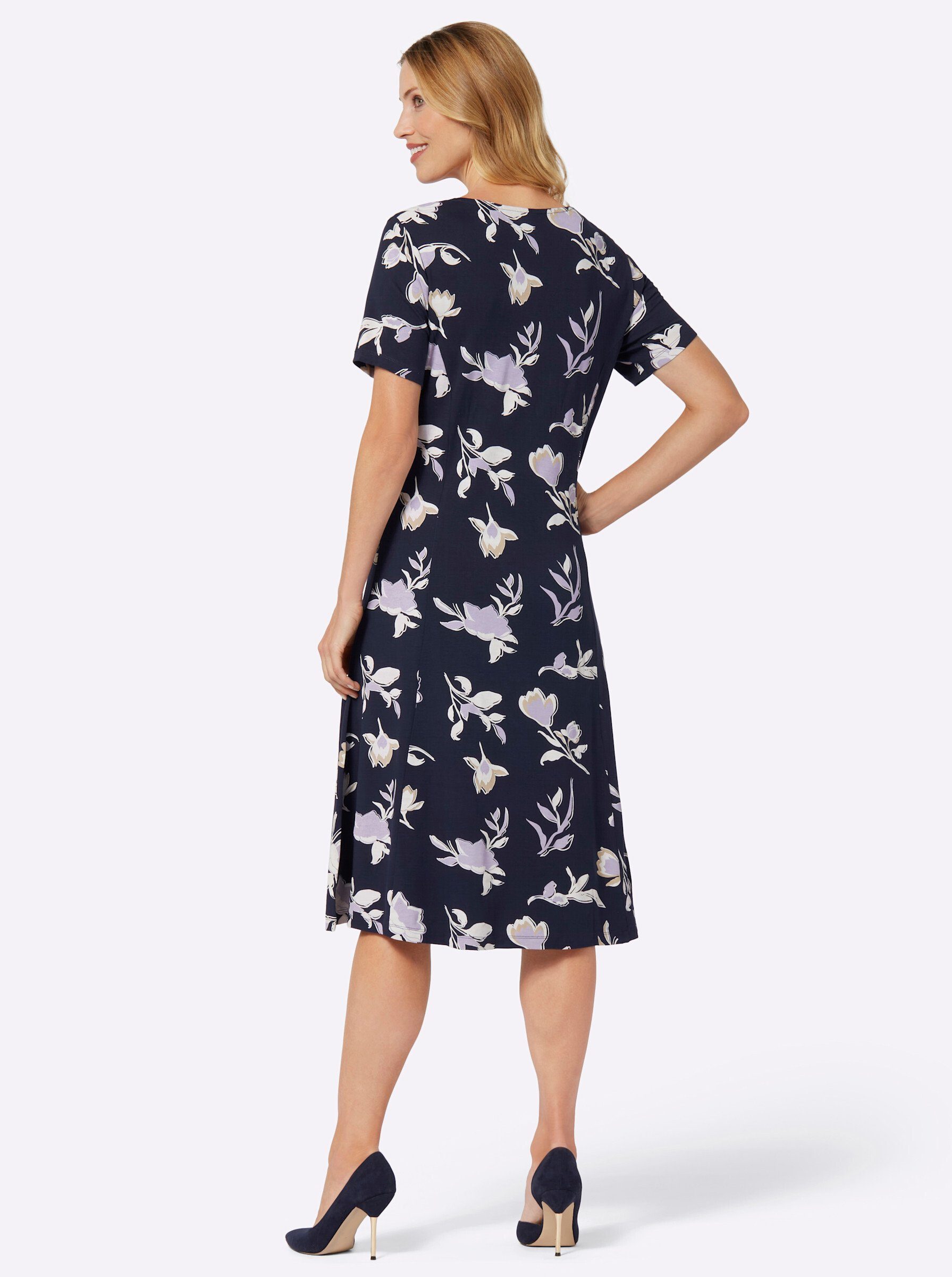 Sieh an! Jerseykleid Jersey-Kleid Kurzarm günstig online kaufen