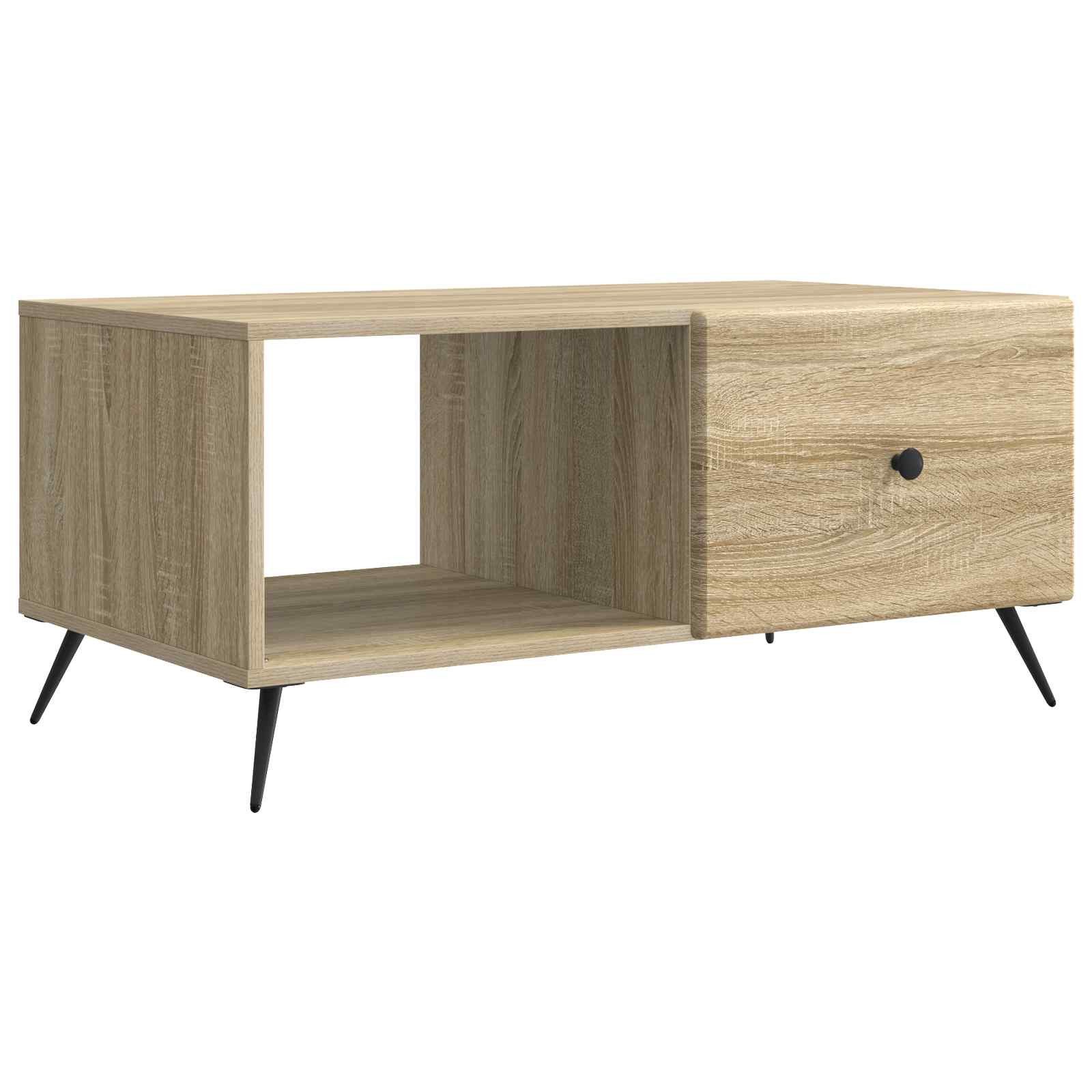 Couchtisch Couchtisch Sonoma-Eiche 90 x 50 x 40 cm Holzwerkstoff