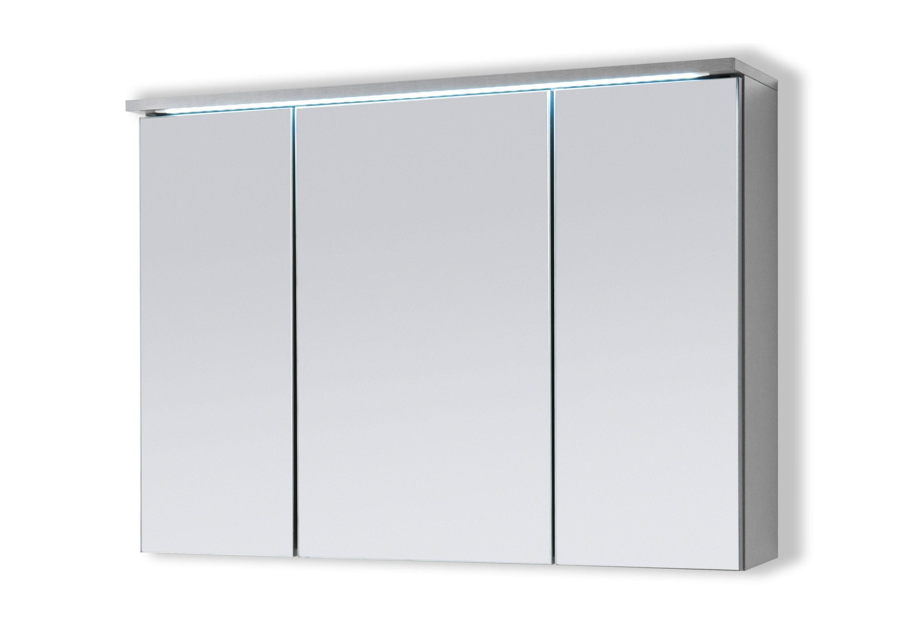 Aileenstore Spiegelschrank DUO Breite 100 cm, Schalter-/Steckdosenbox, LED- Beleuchtung, LIEFERUNG: Sicher und doppelt verpackte Lieferung mit  Nachverfolgungsnummer