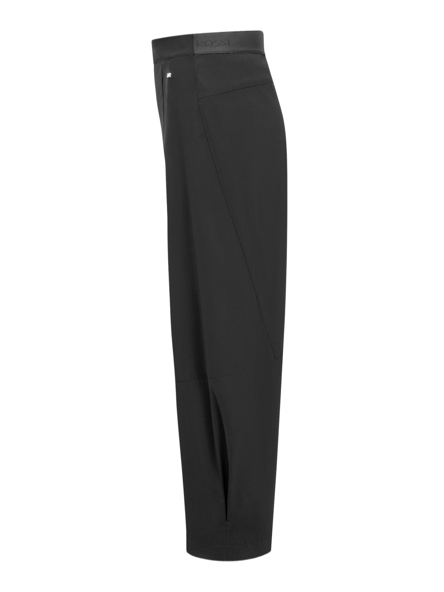 Raffaello Rossi Stoffhose schwarz,Business,Viskose,Unifarben,Gerade,Mittel