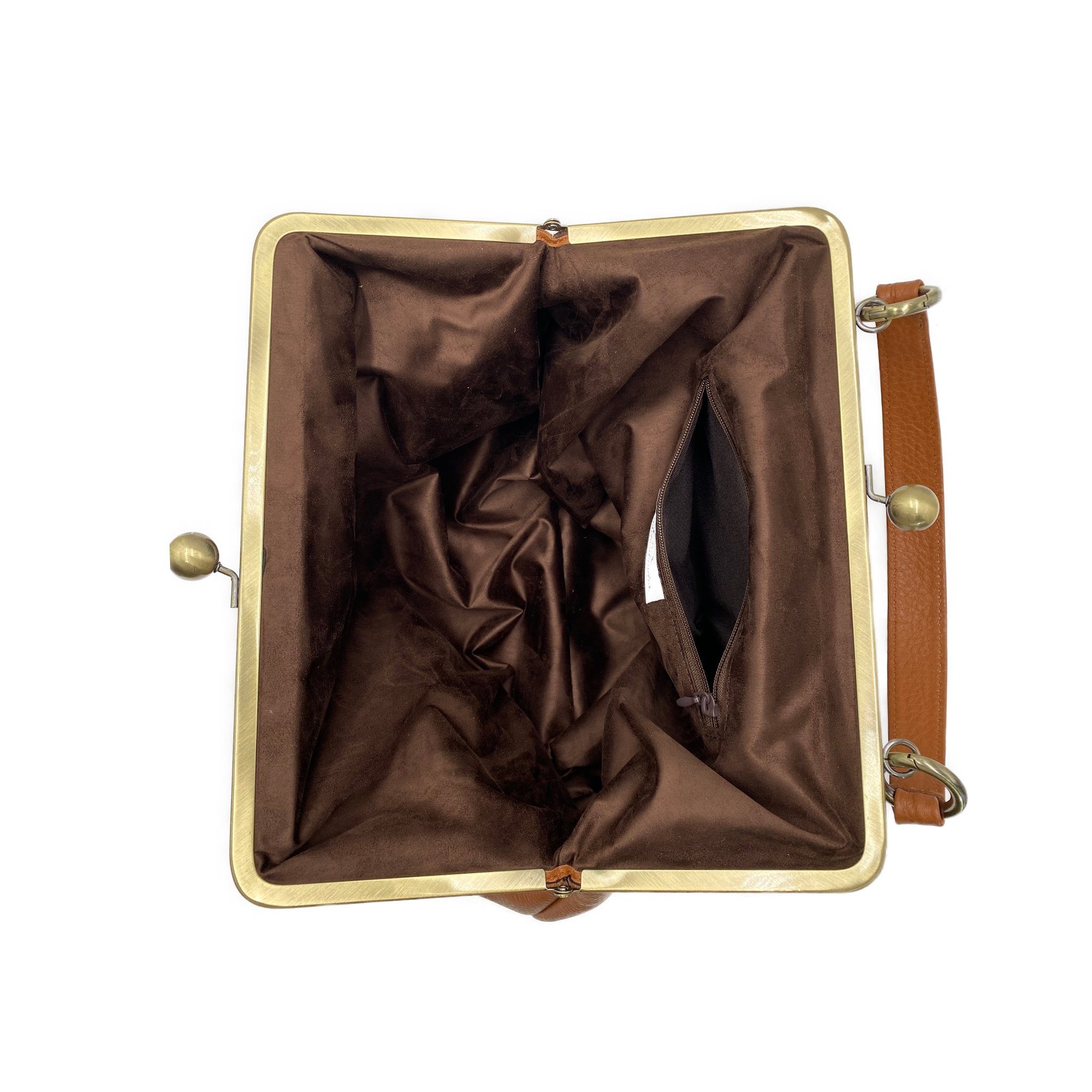 Taschenkinder Handtasche Handtasche Leder "Große Olive" Damentasche, Schultertasche, Vintage, Echtes Leder vom Rind, sehr weich und geschmeidig.