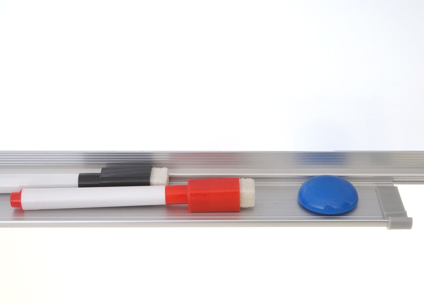 PROREGAL® Magnettafel Whiteboard inkl. Zubehör in unterschiedlichen Größen, magnetisch, magnetisch, beschreibar und löschbar - mit praktischem Stifthalter – Bild 4 von 5
