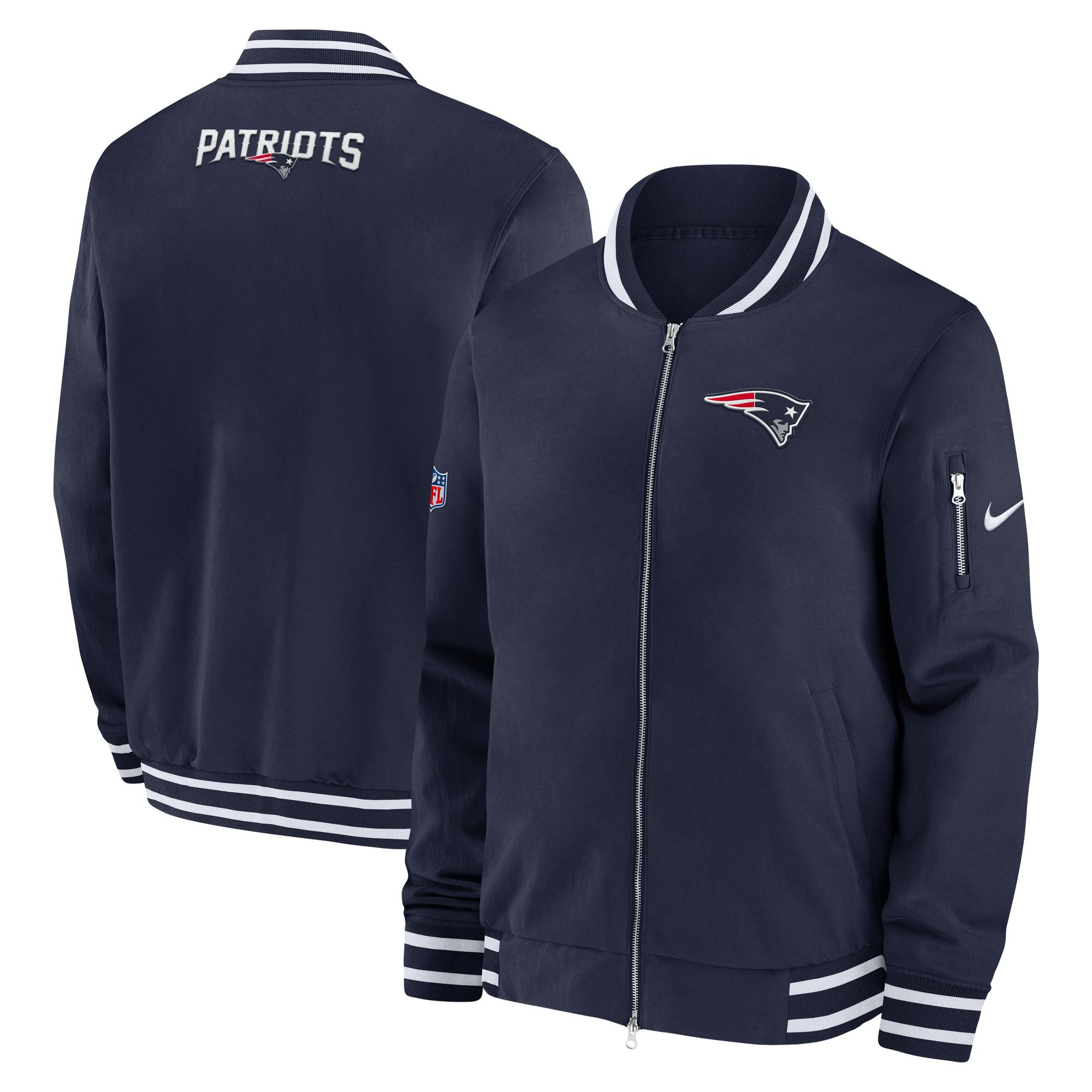 Nike Bomberjacke Nike Jacke New England Patriots Nike Coach Bomber günstig online kaufen