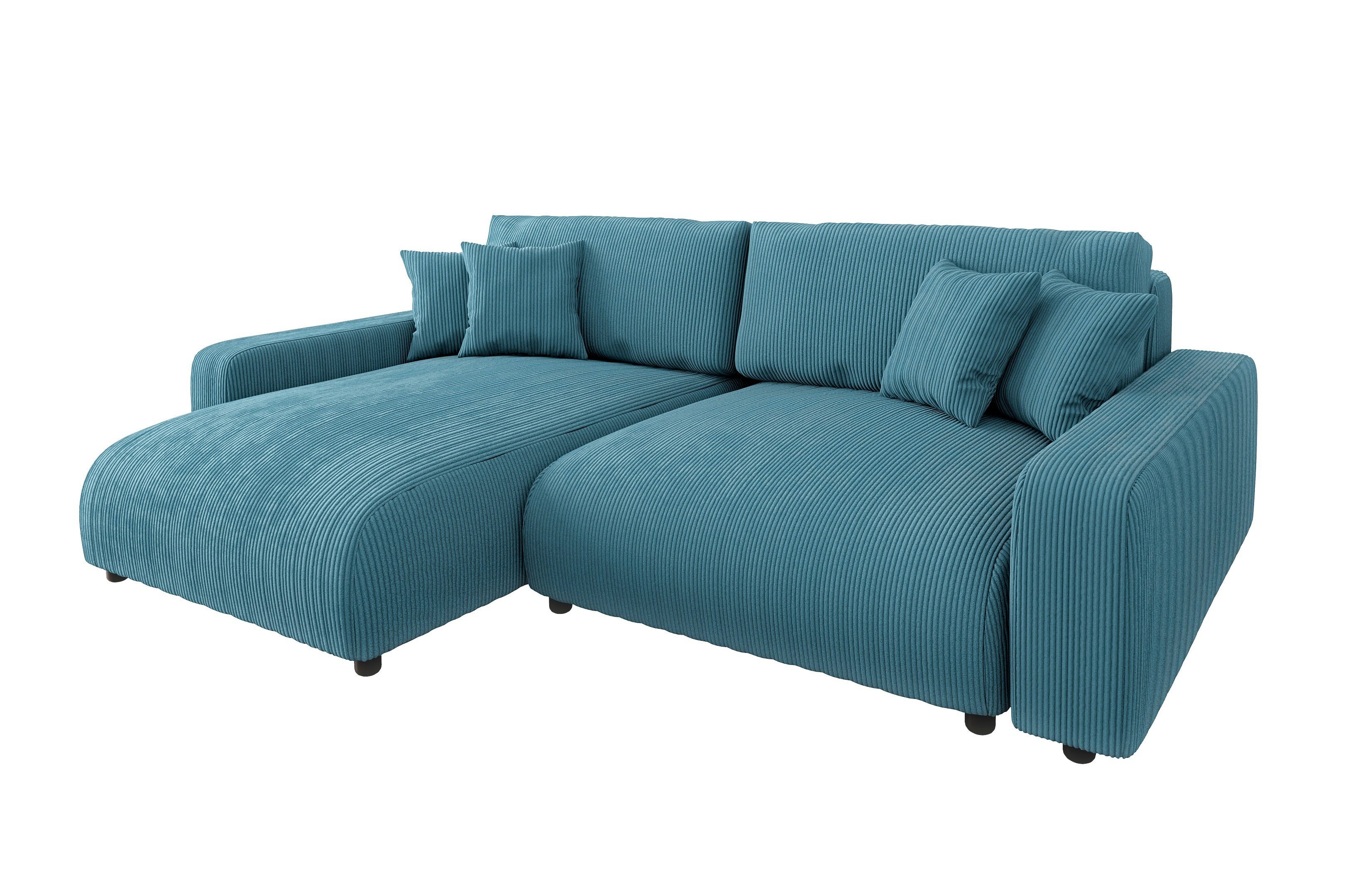 S-Style Möbel Ecksofa Emma mit Bettfunktion günstig online kaufen