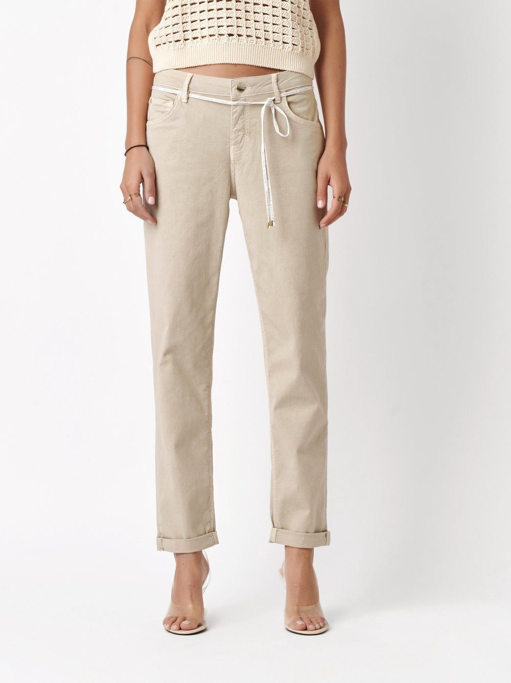 ROSNER 5-Pocket-Hose Masha_097 mit Gürtel günstig online kaufen