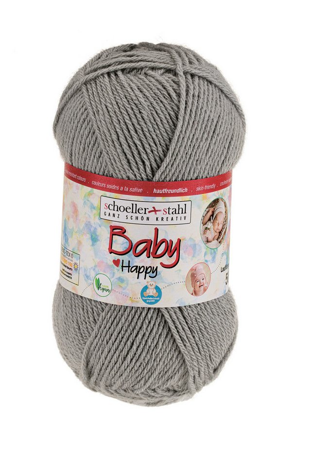 Schoeller + Stahl Baby Happy Häkelwolle, 185 m, weich und pflegeleicht