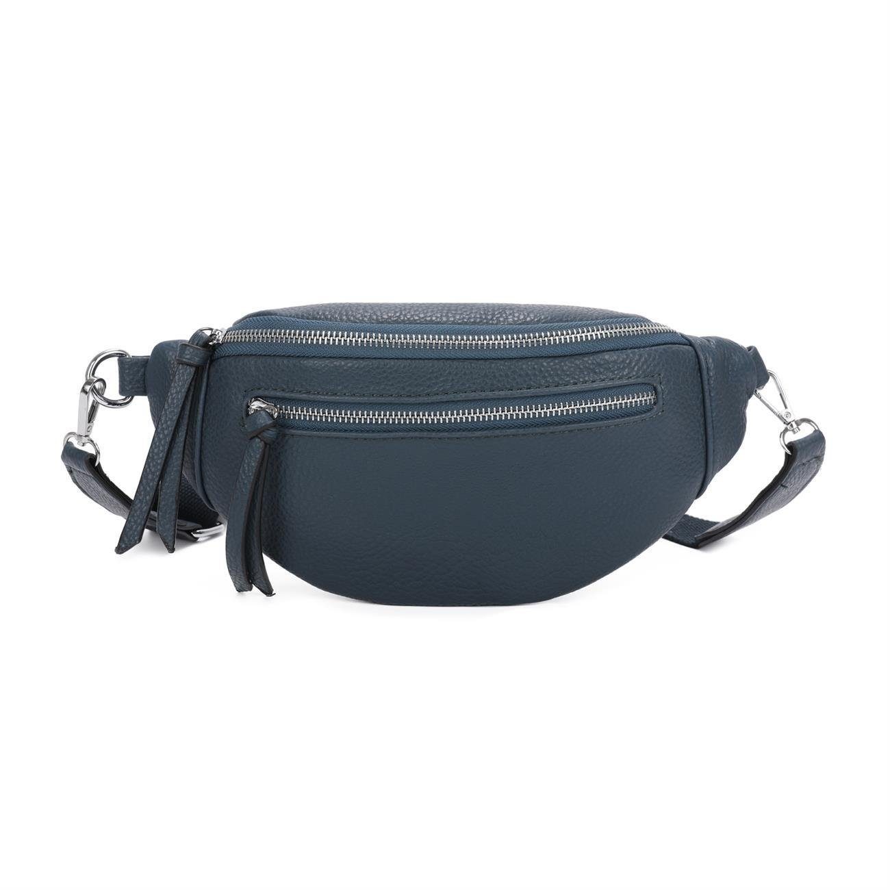 ITALYSHOP24 Bauchtasche Damen CrossBody Bag Gürteltasche günstig online kaufen