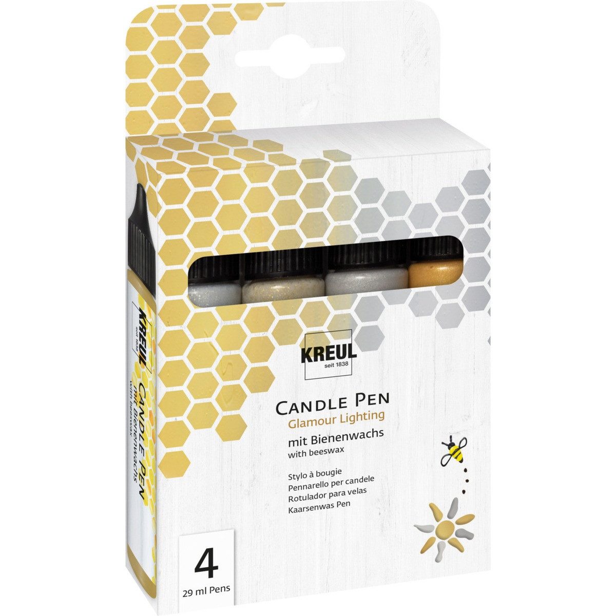 C. KREUL Malstift KREUL Candle Pen Glamour Lighting 4x29ml
