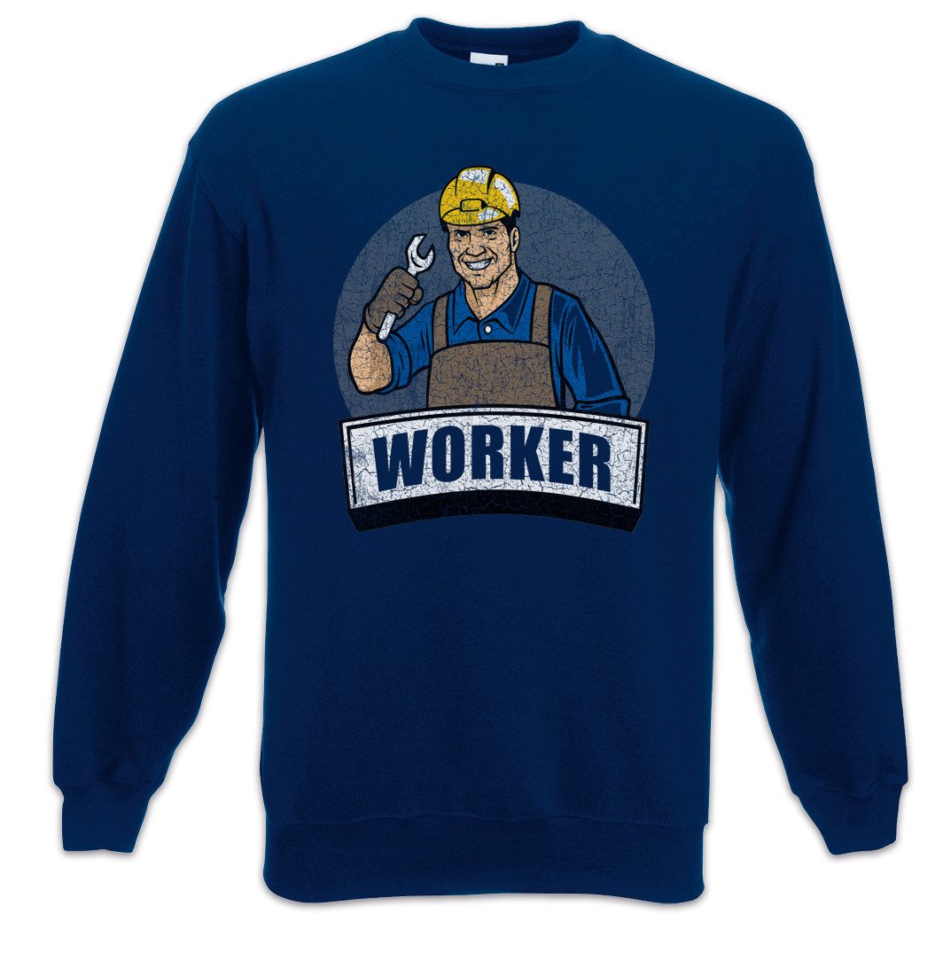 Sweatshirt Worker III Sweatshirt Handwerk Handwerker Heimwerker Hausmeister