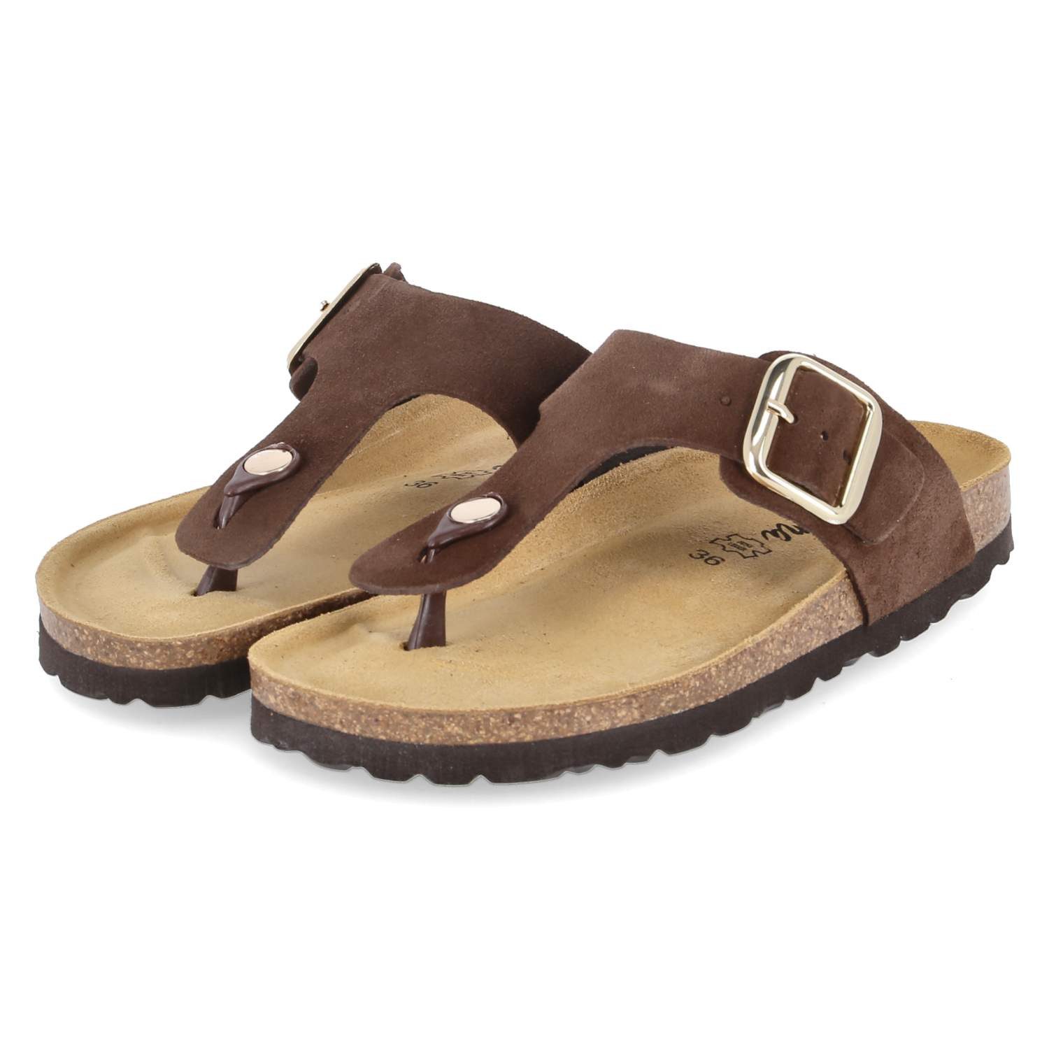Beliana 1892/11268/89 Tango Castana Damen Rauleder brown Pantolette