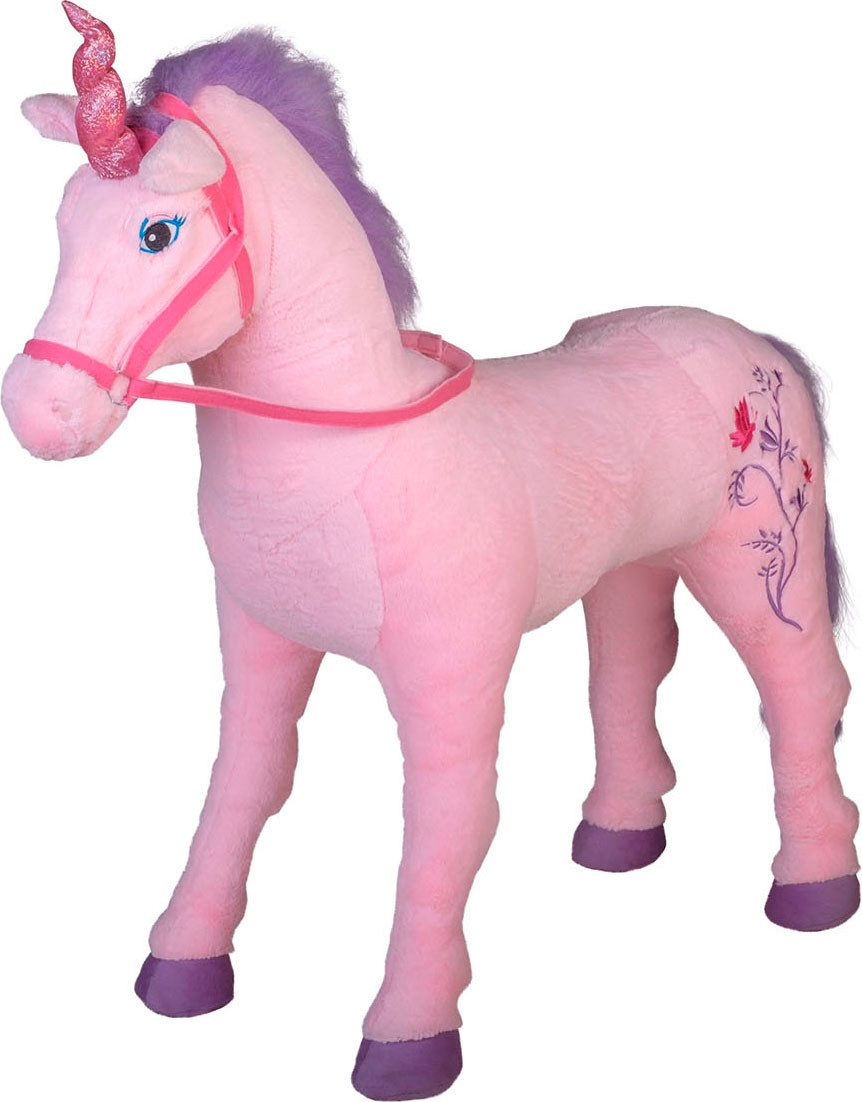 Happy People Stehpferd Einhorn mit Stickerei, mit Sound