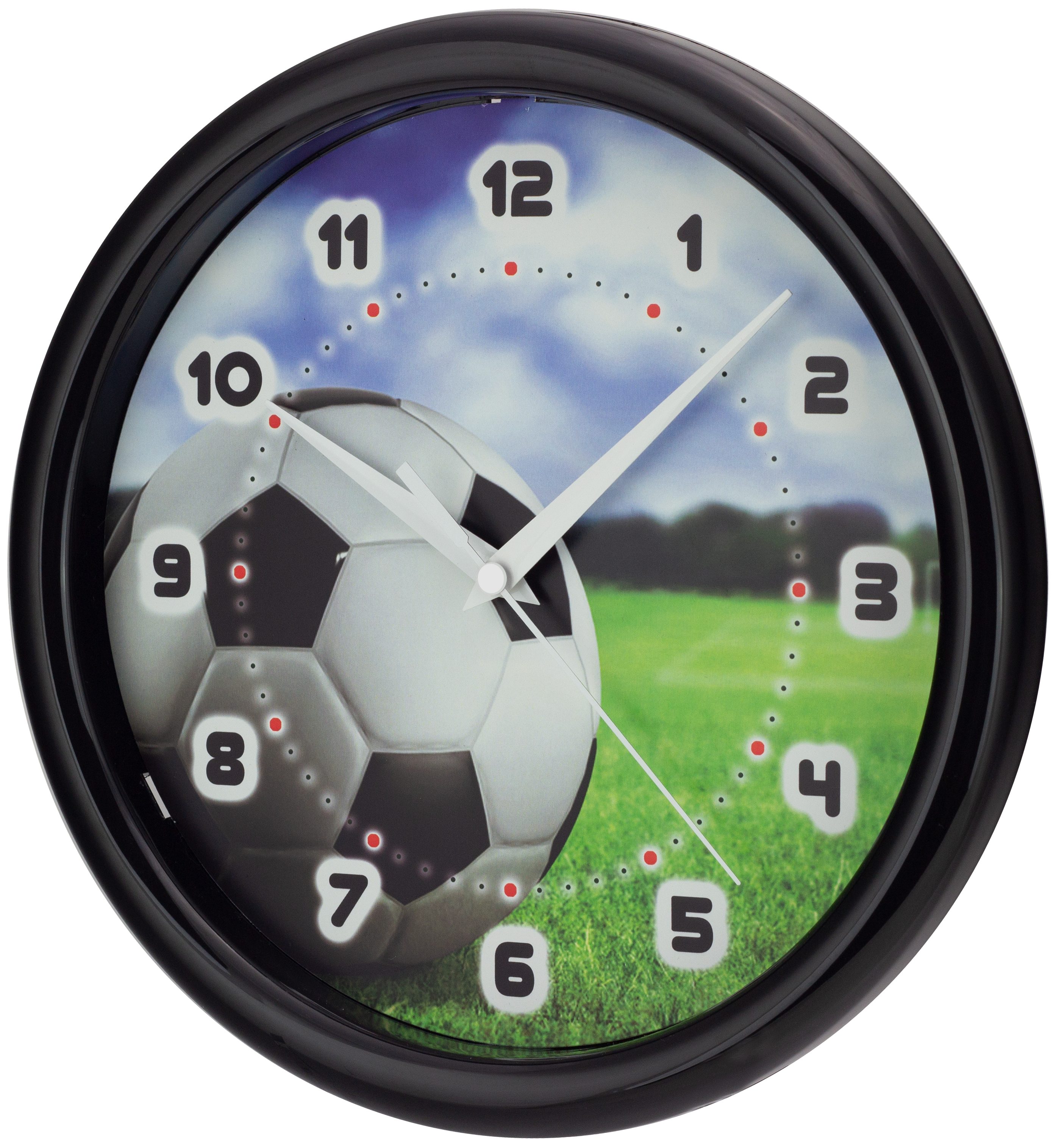 EUROTIME Wanduhr EUROTIME 82303-05 Kinder Quarzwanduhr mit schleichender Se günstig online kaufen