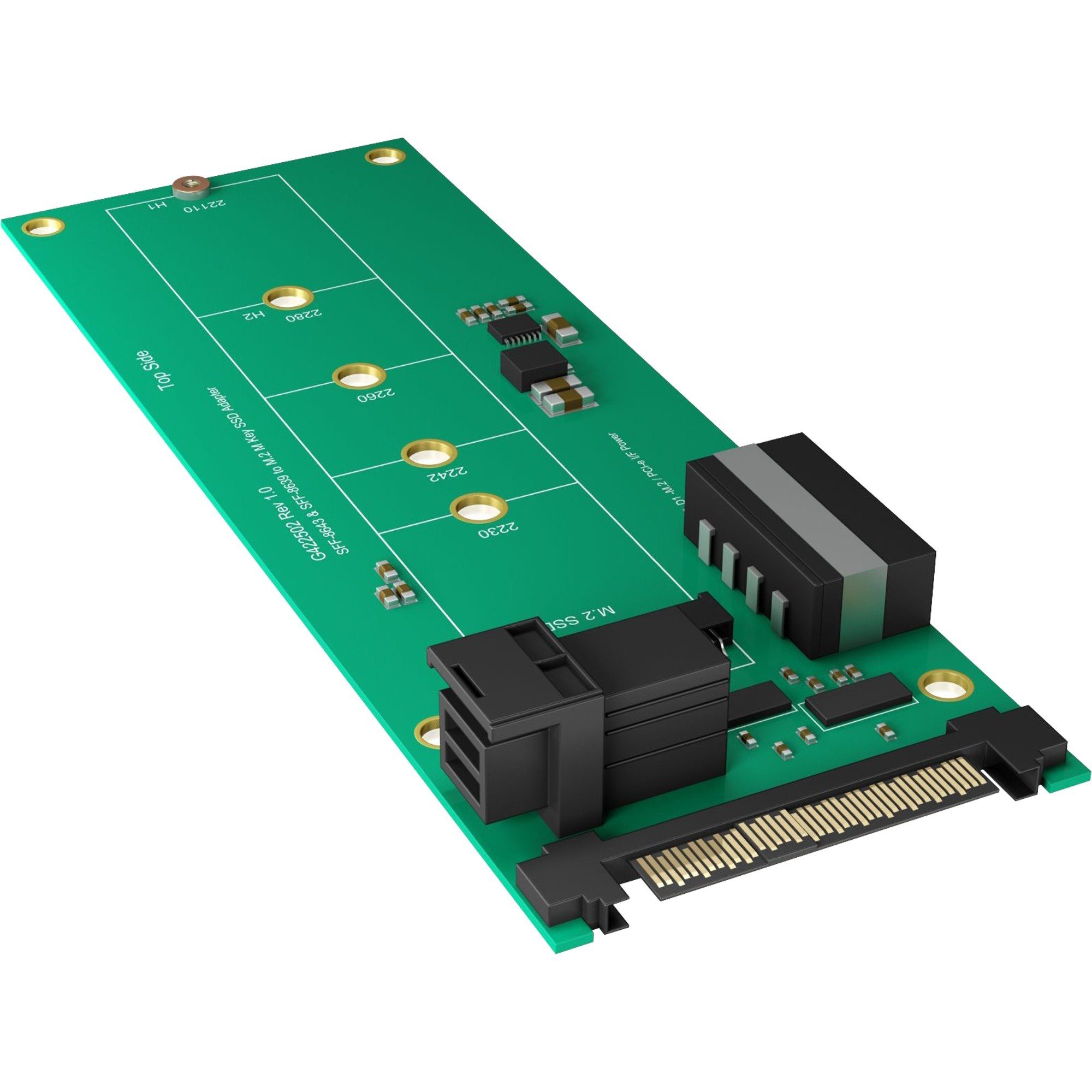 ICY BOX IB-M2B02 Konverter Platine, Serial Adapter