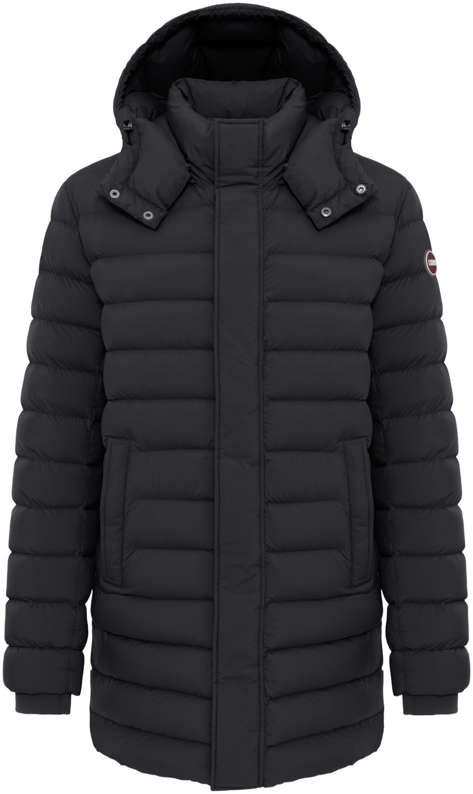 Colmar Daunenjacke mit abnehmbarer Kapuze, Seitenschlitze mit Reißverschluss