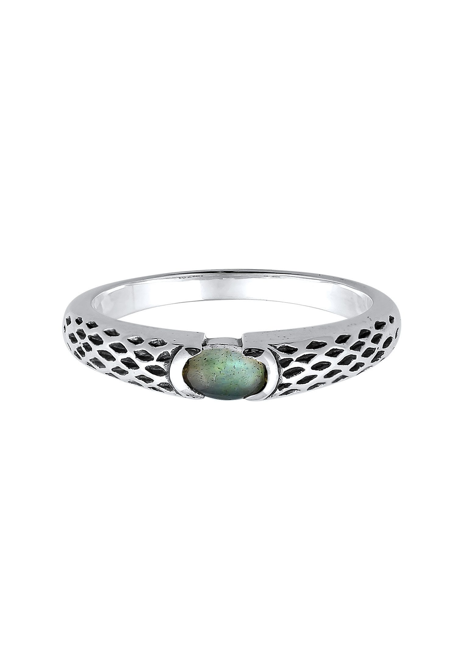 Kuzzoi Silberring Herren Bandring Labradorite Vintage günstig online kaufen