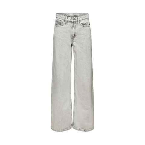 Esprit High-waist-Jeans Retro-Jeans mit hohem Bund und weitem Bein