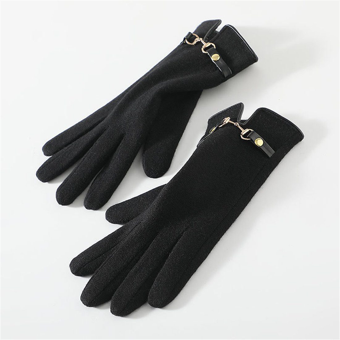 Handschuhe Handschuhe Frauen Faux Schwarz Cashmere Touchscreen, DÖRÖY für Warme mit Fleecehandschuhe