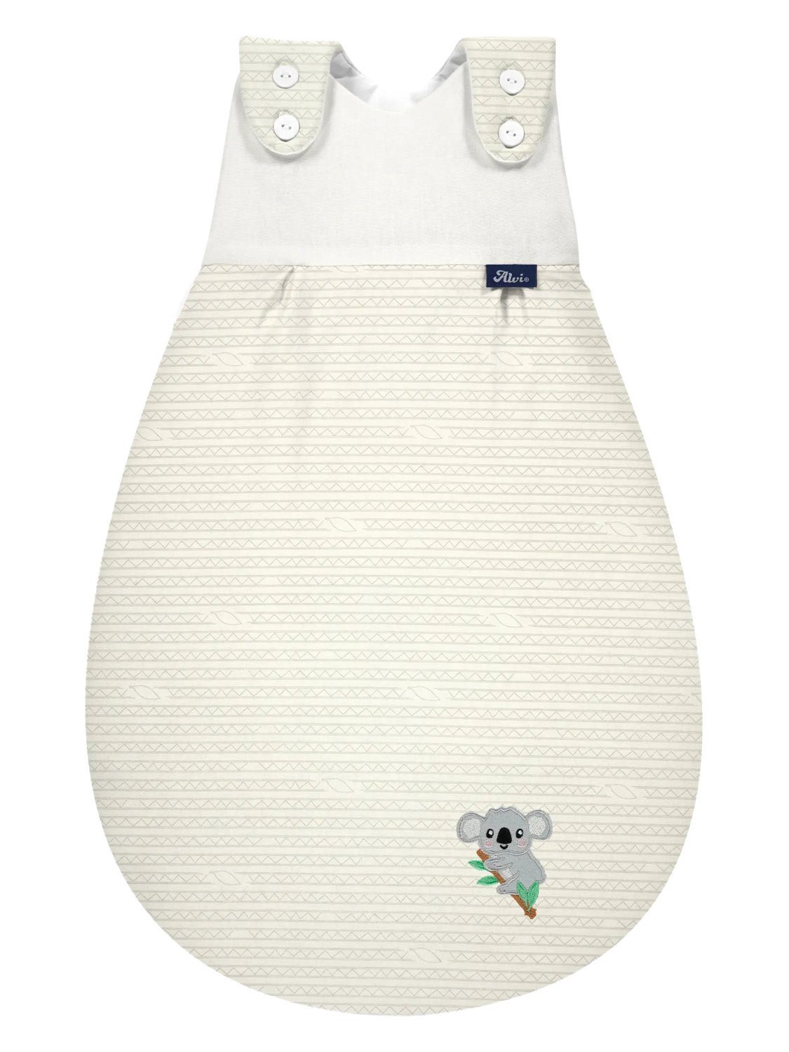 Alvi® Babyschlafsack Baby-Mäxchen Außensack Bio-Baumwolle (1 tlg., Baby-Mäxchen Außensack Bio-Baumwolle), TOG Wert: 2.5