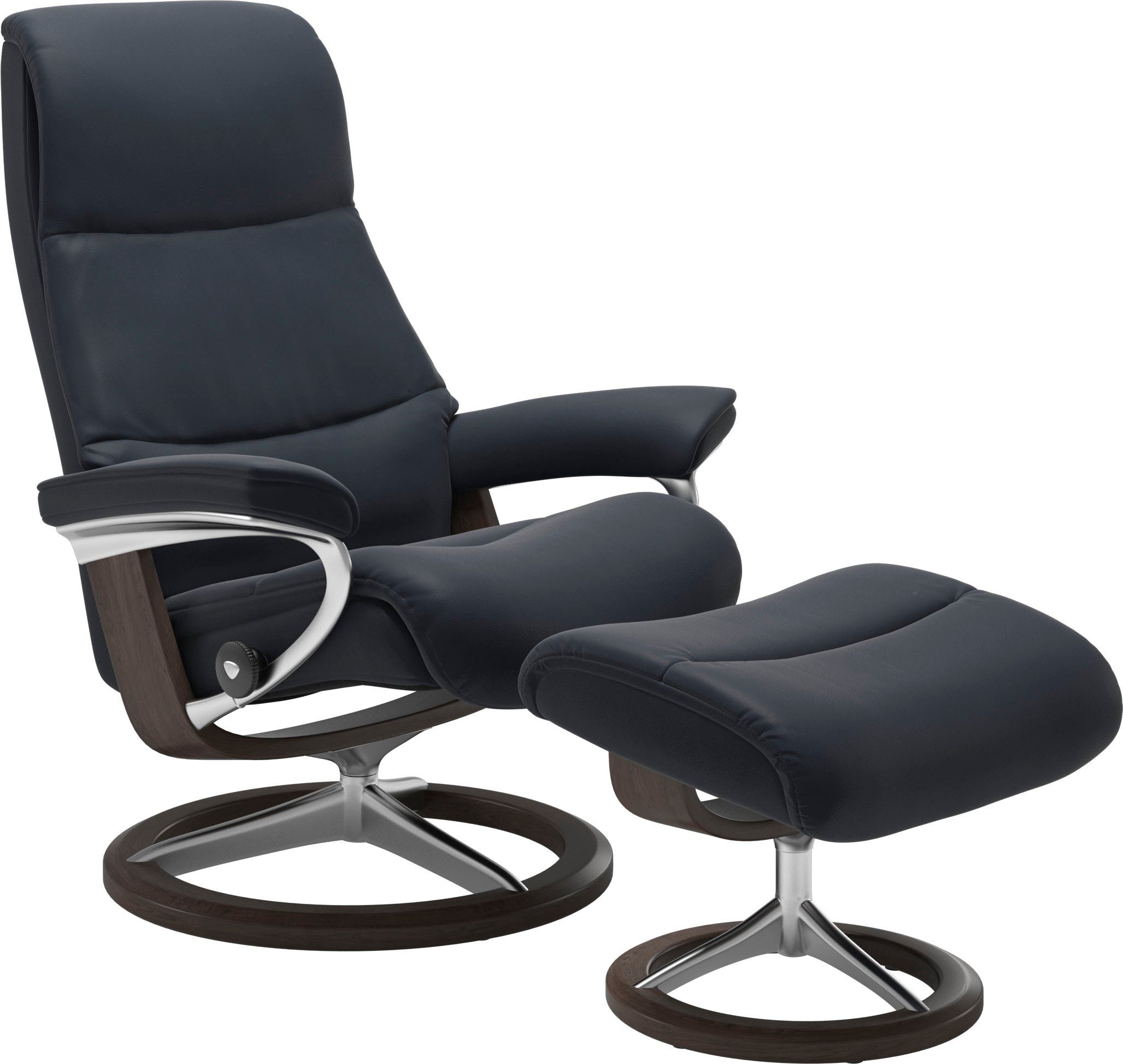 S,Gestell Signature View, Wenge Relaxsessel mit Stressless® Base, Größe
