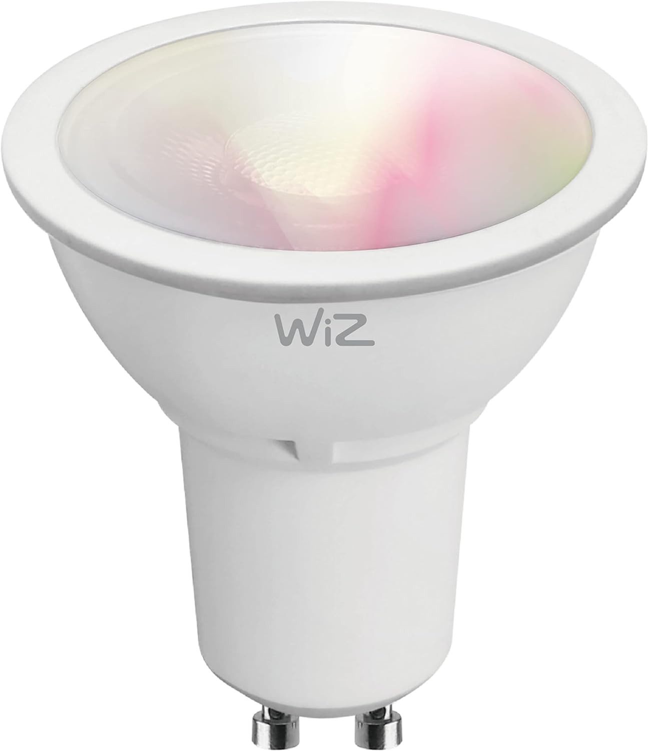 REV LED-Leuchtmittel WiZ, GU10, 5,5W, 2.200 - 6.500K, WLAN, App-Steuerung, Alexa & Google-Assistant