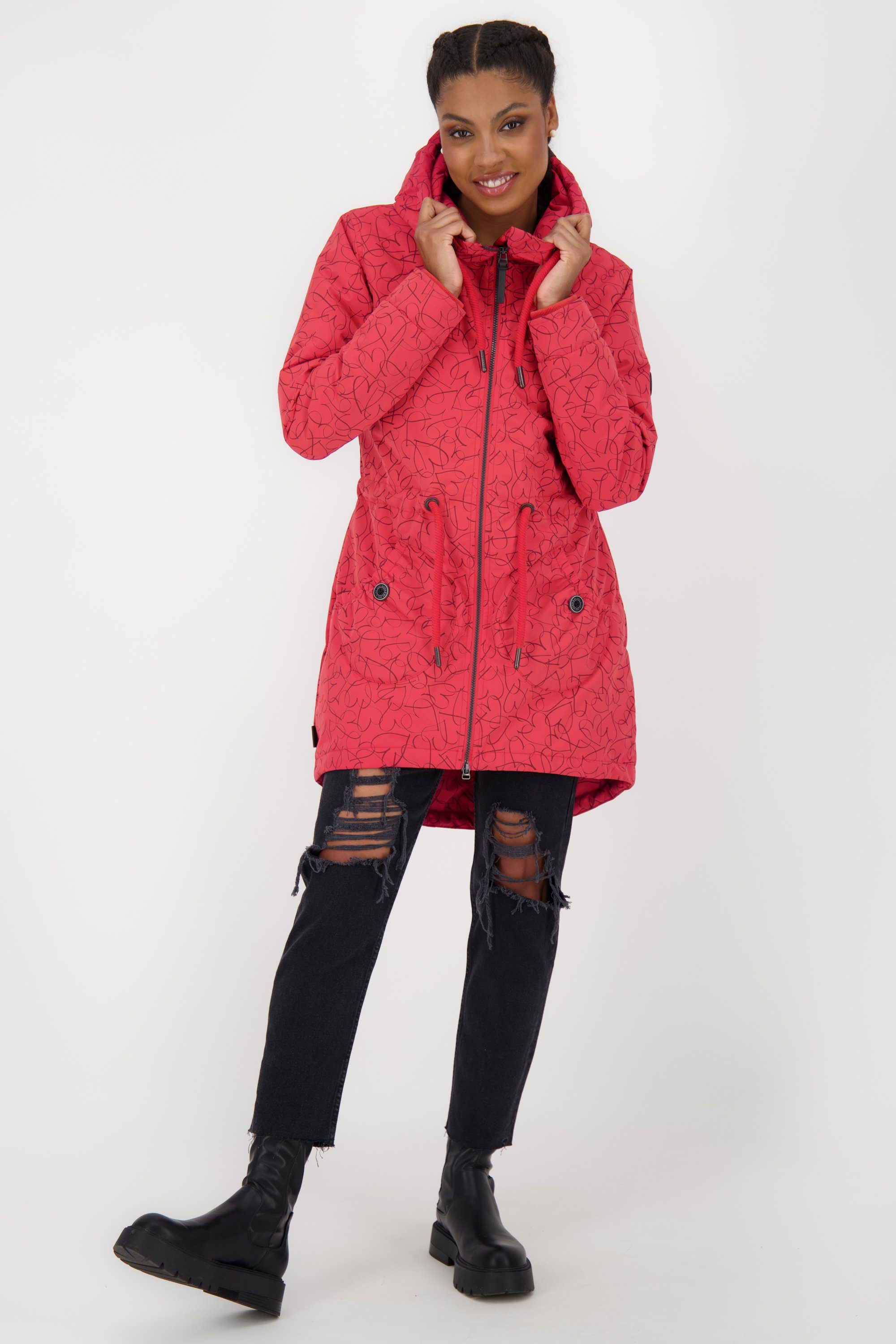 Kickin & A Jacket Damen CharlotteAK Winterjacke Alife fuchsia