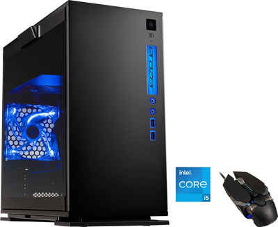 Medion® ERAZER® Engineer P10 Gaming-PC (Intel® Core i5 12400F, GeForce RTX 3060 Ti LHR, 16 GB RAM, 1000 GB SSD, Luftkühlung)